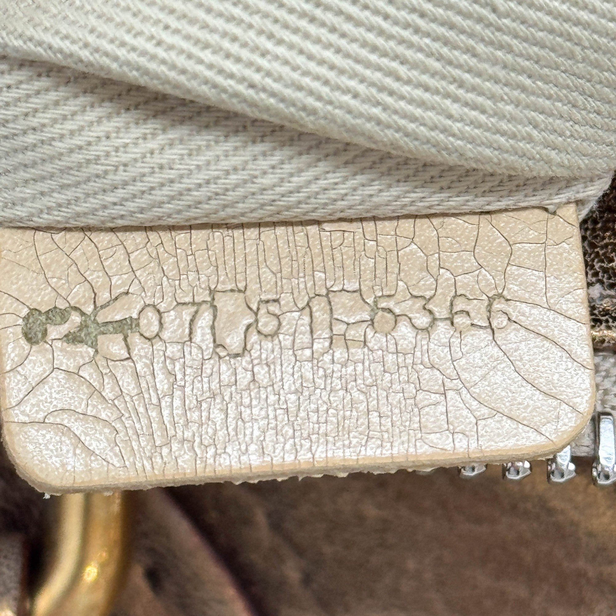 Paddington Gold Leather Shoulder Bag