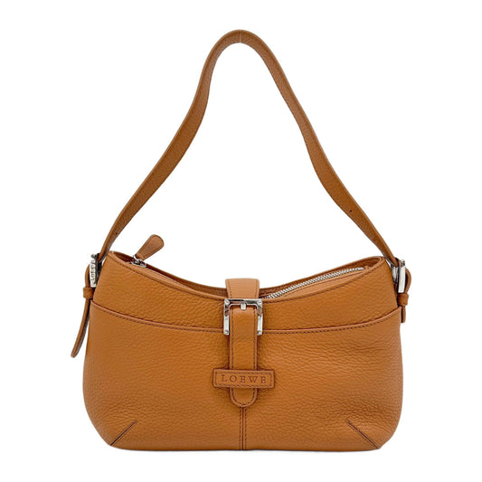 Caramel Leather Shoulder Bag
