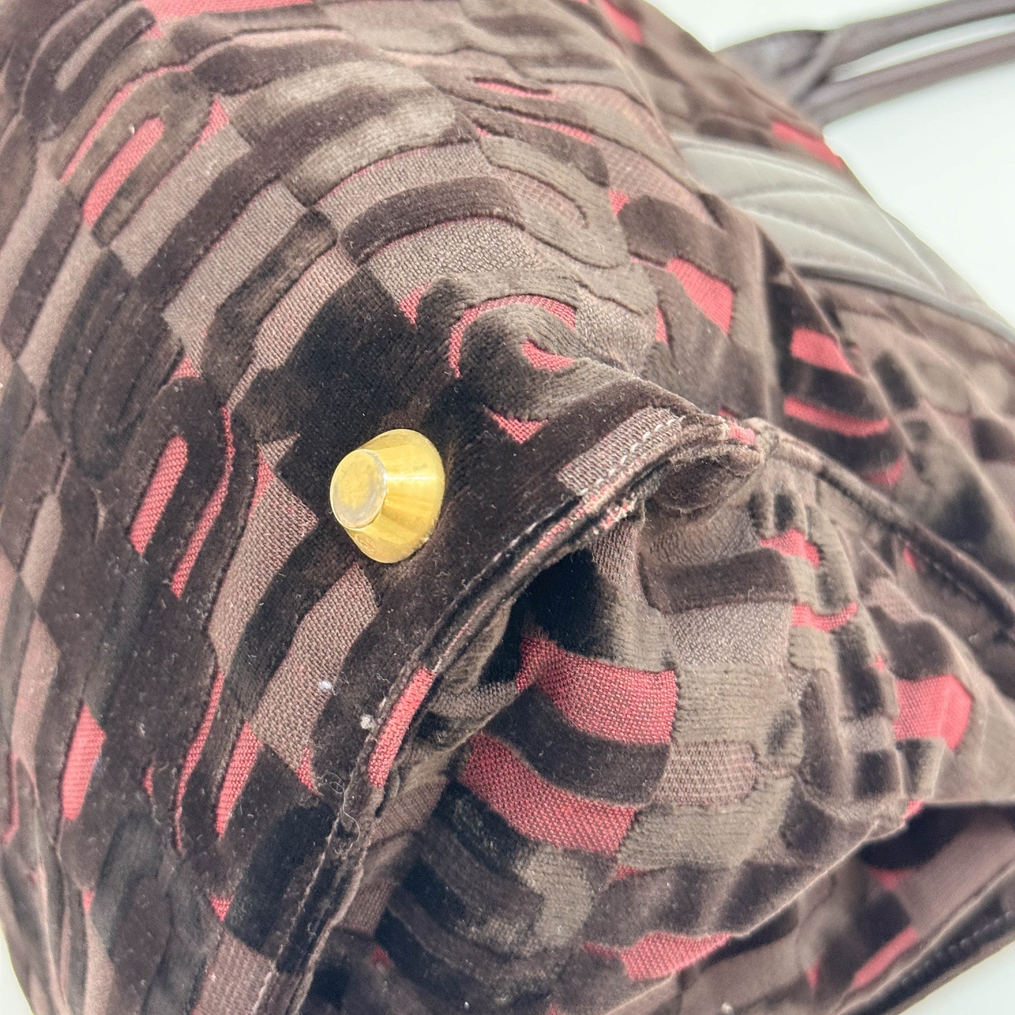 Multicolor Cotton Shoulder Bag