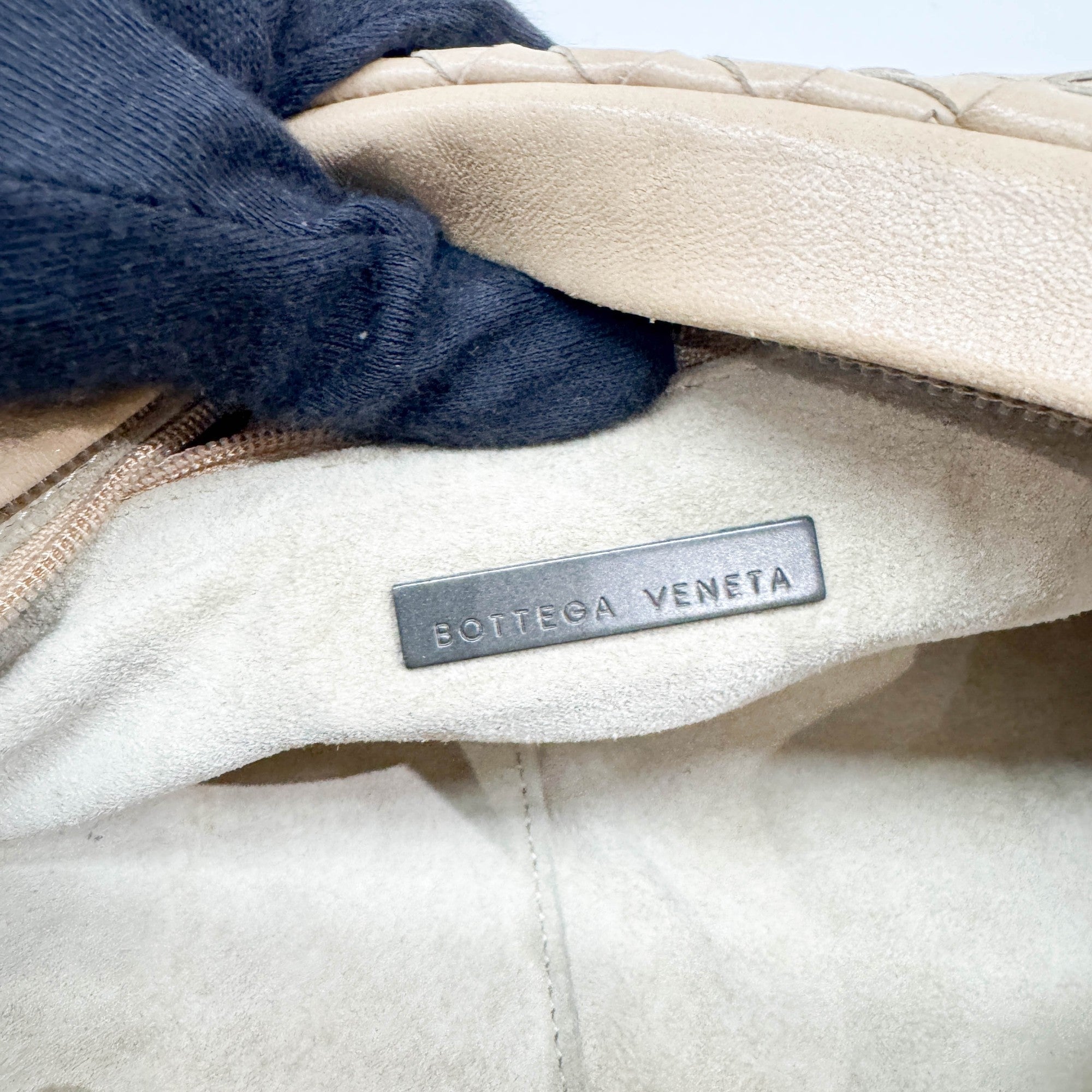 Intrecciato Tan Leather Shoulder Bag