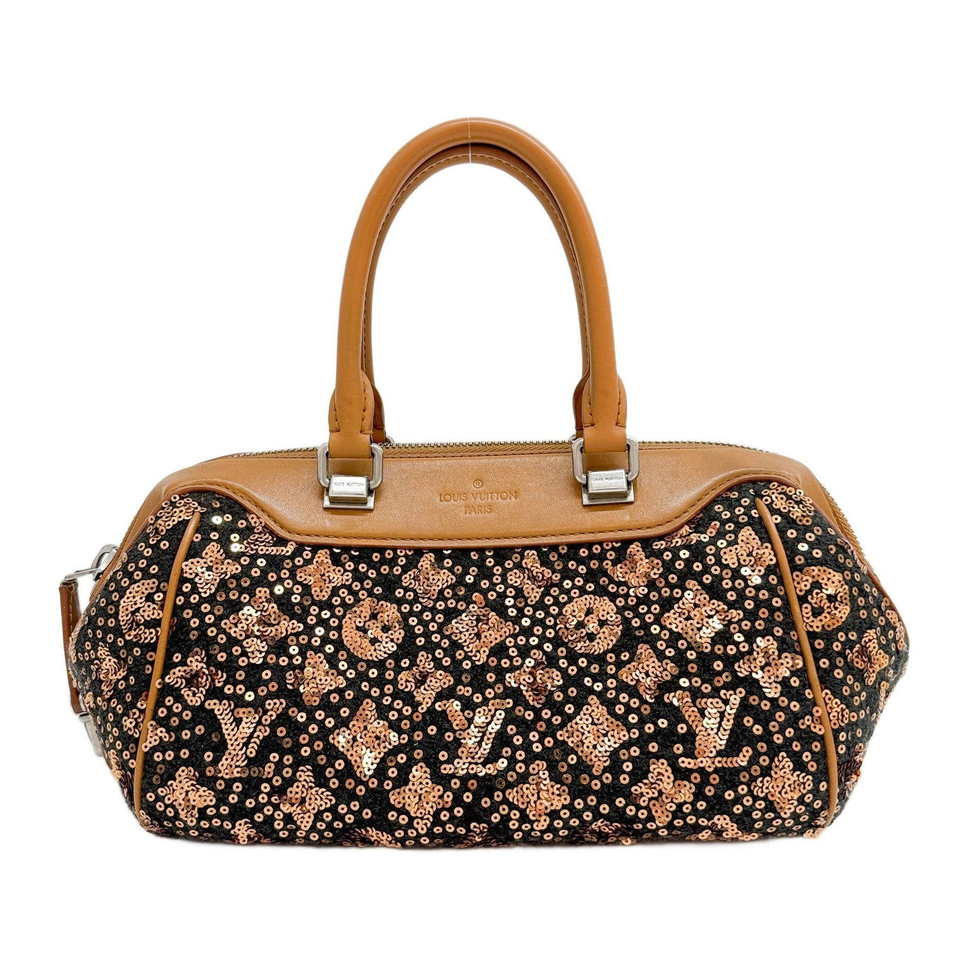 Sunshine Express Baby Brown Monogram Canvas Sequin Hand Bag