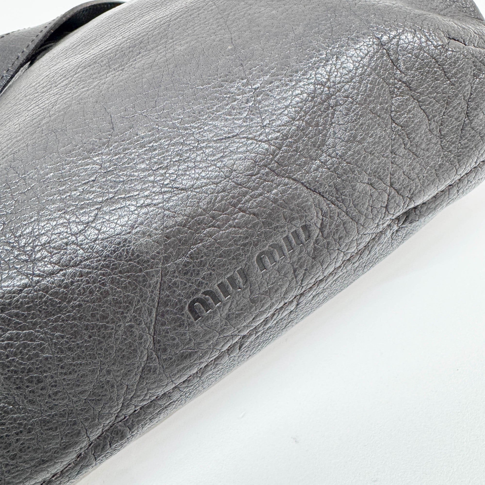 Black Leather Shoulder Bag