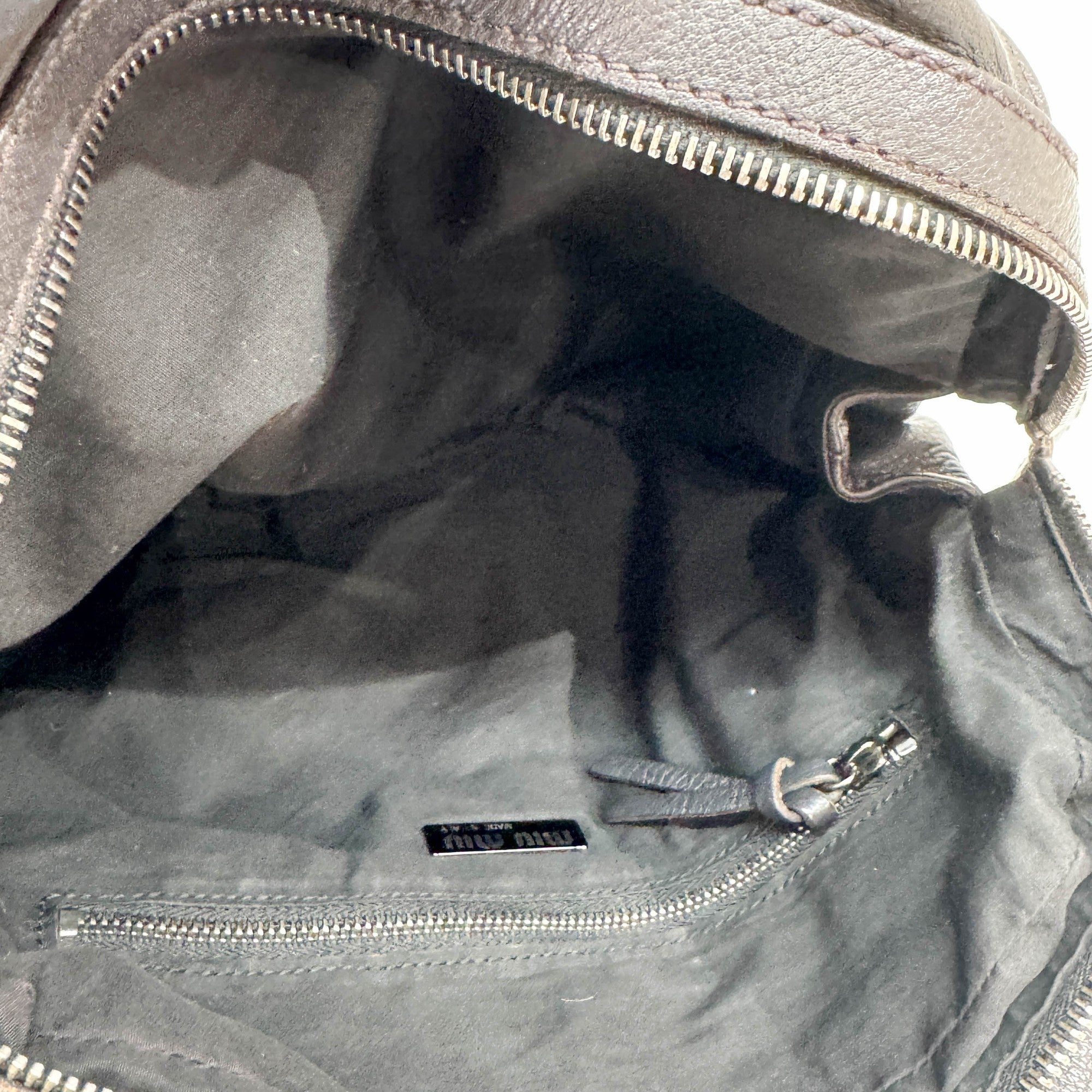 Black Leather Shoulder Bag