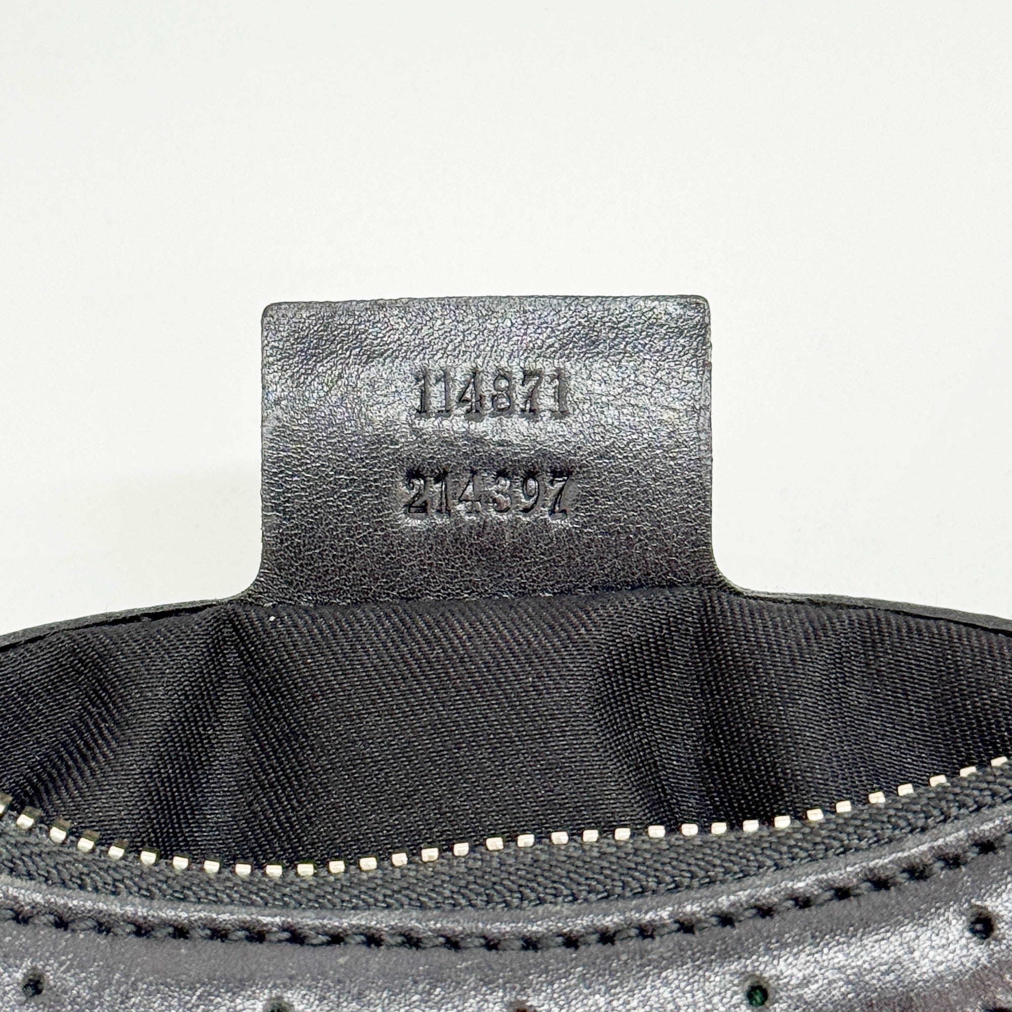 Reins Web Black GG Canvas Shoulder Bag