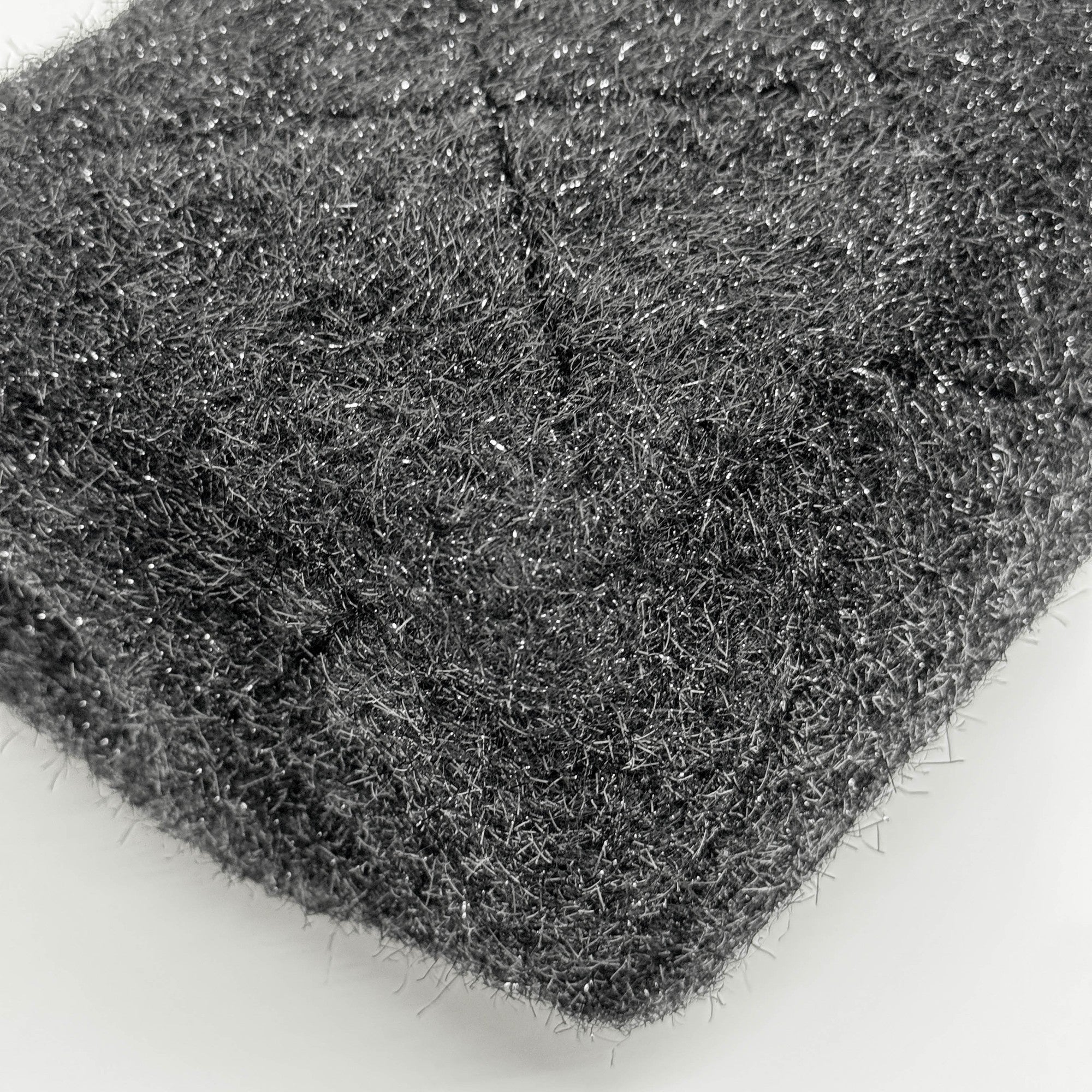 Charcoal Grey Classic Flap Sparkle Shoulder Bag