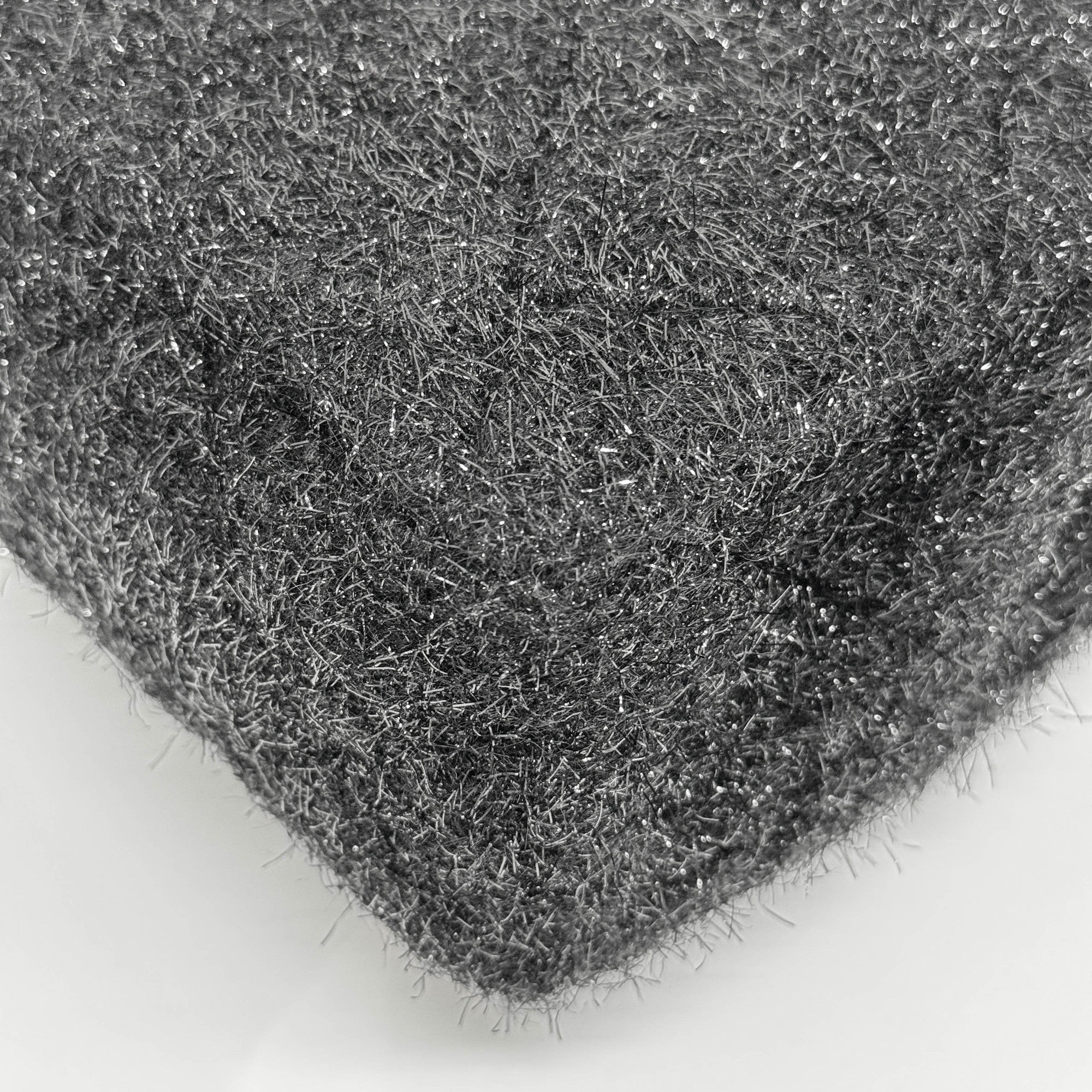 Charcoal Grey Classic Flap Sparkle Shoulder Bag