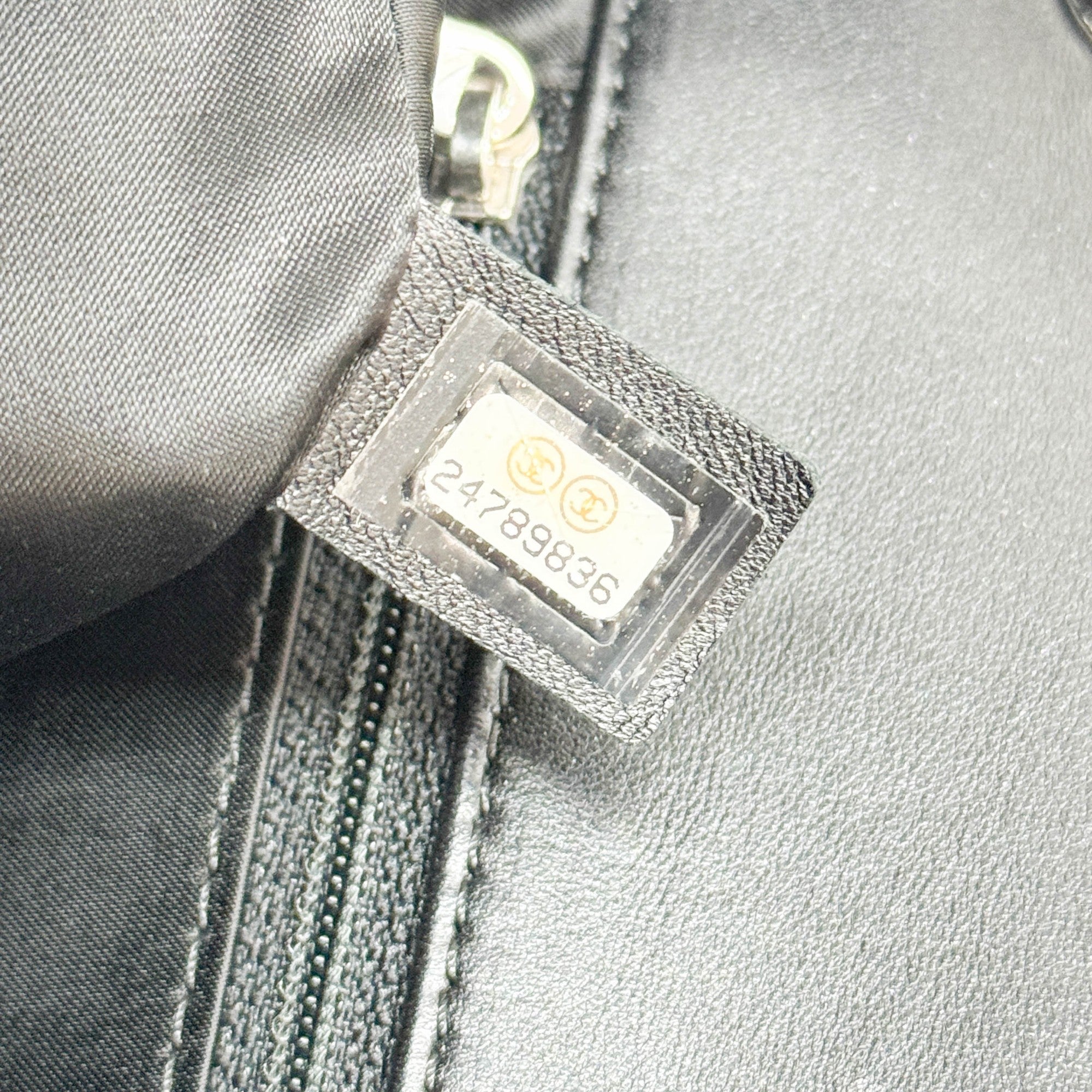 Charcoal Grey Classic Flap Sparkle Shoulder Bag