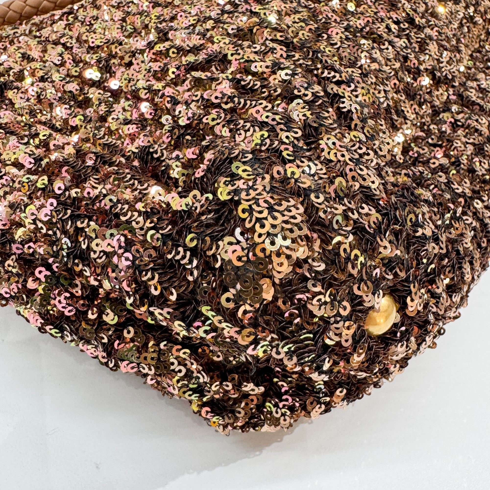 Copper Sequin Two Way Bag