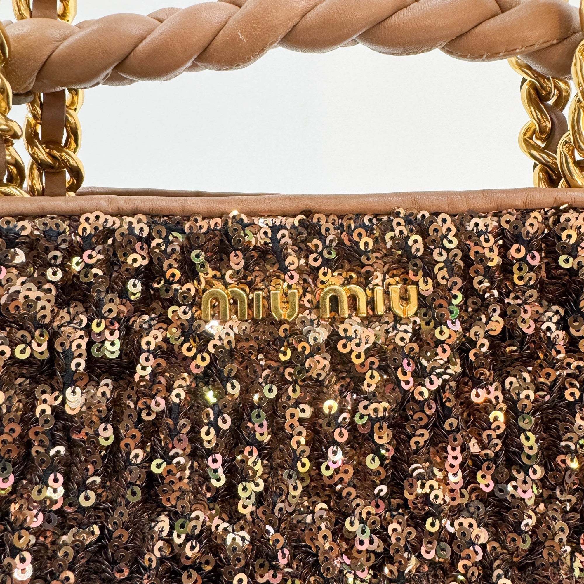Copper Sequin Two Way Bag