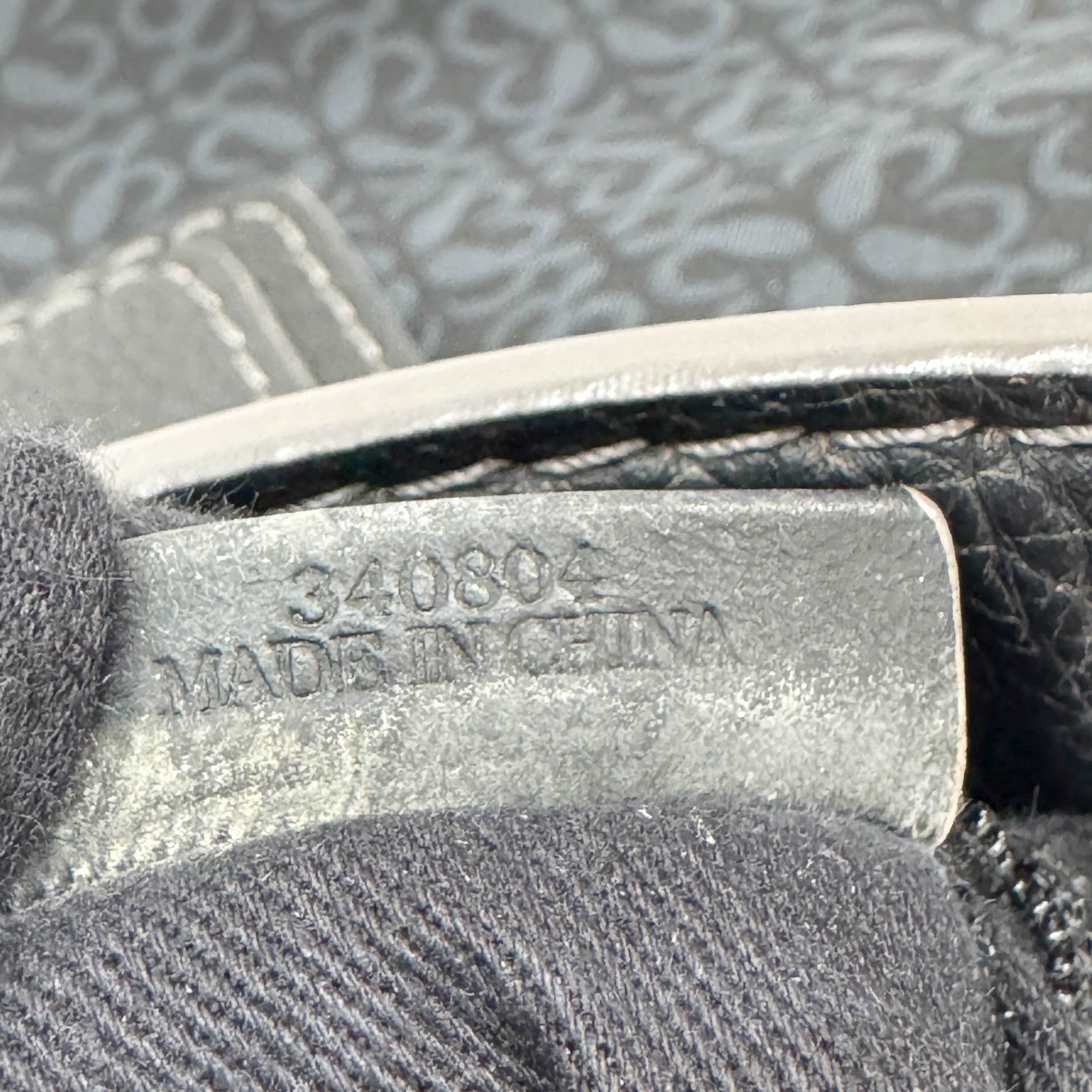 Anagram Canvas Deep Blue New Road Hobo Bag