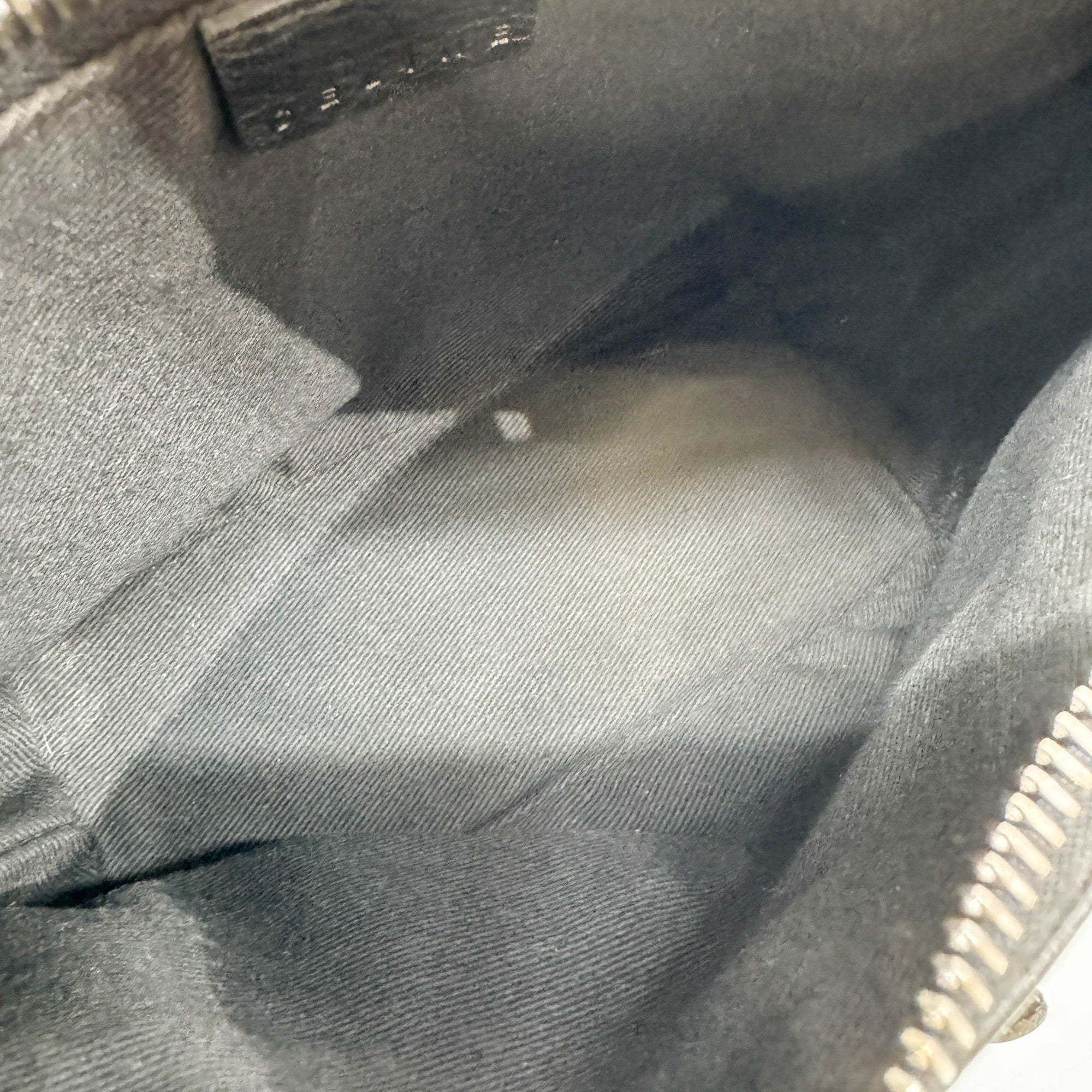 Floral Black Leather Shoulder Bag