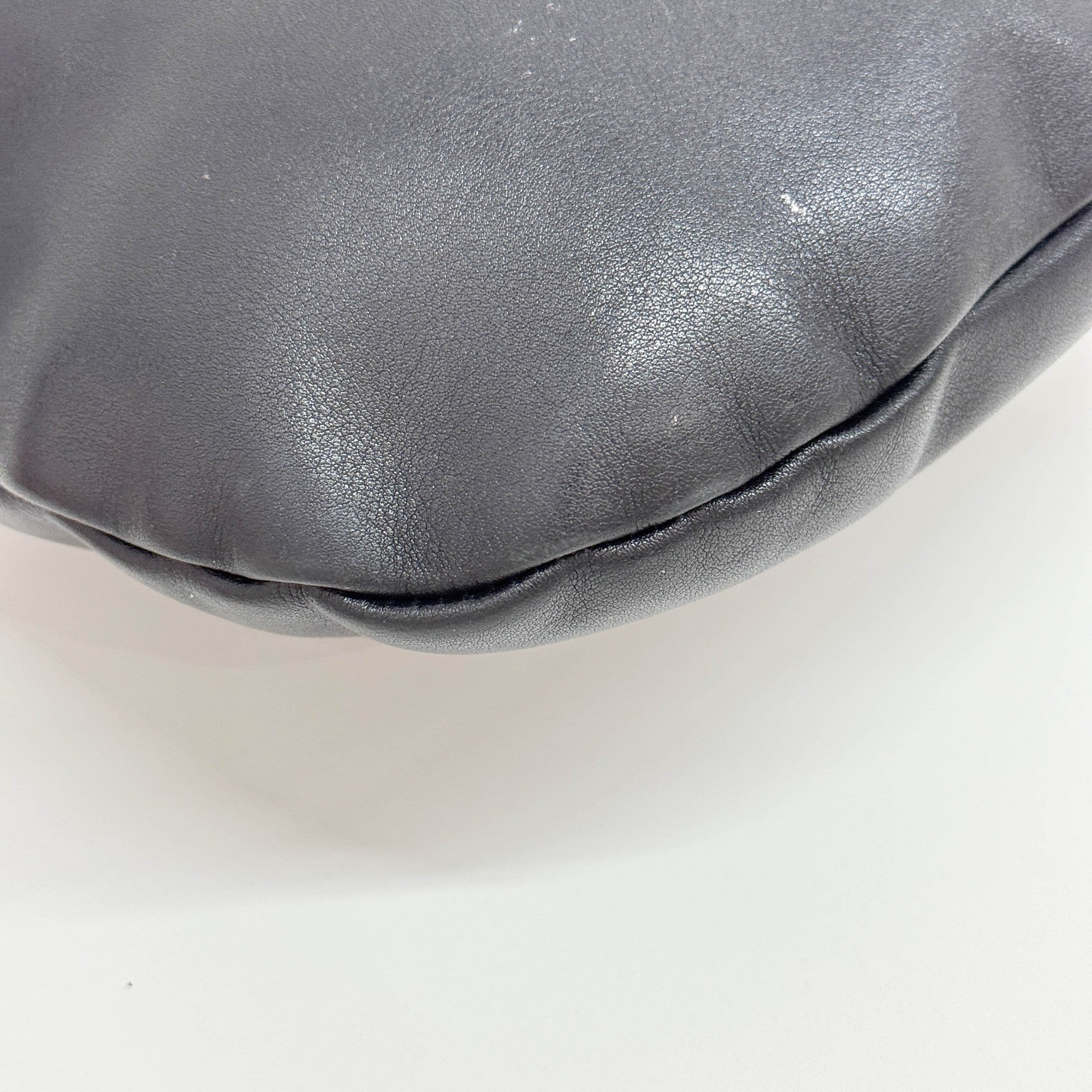 Black Leather Shoulder Bag