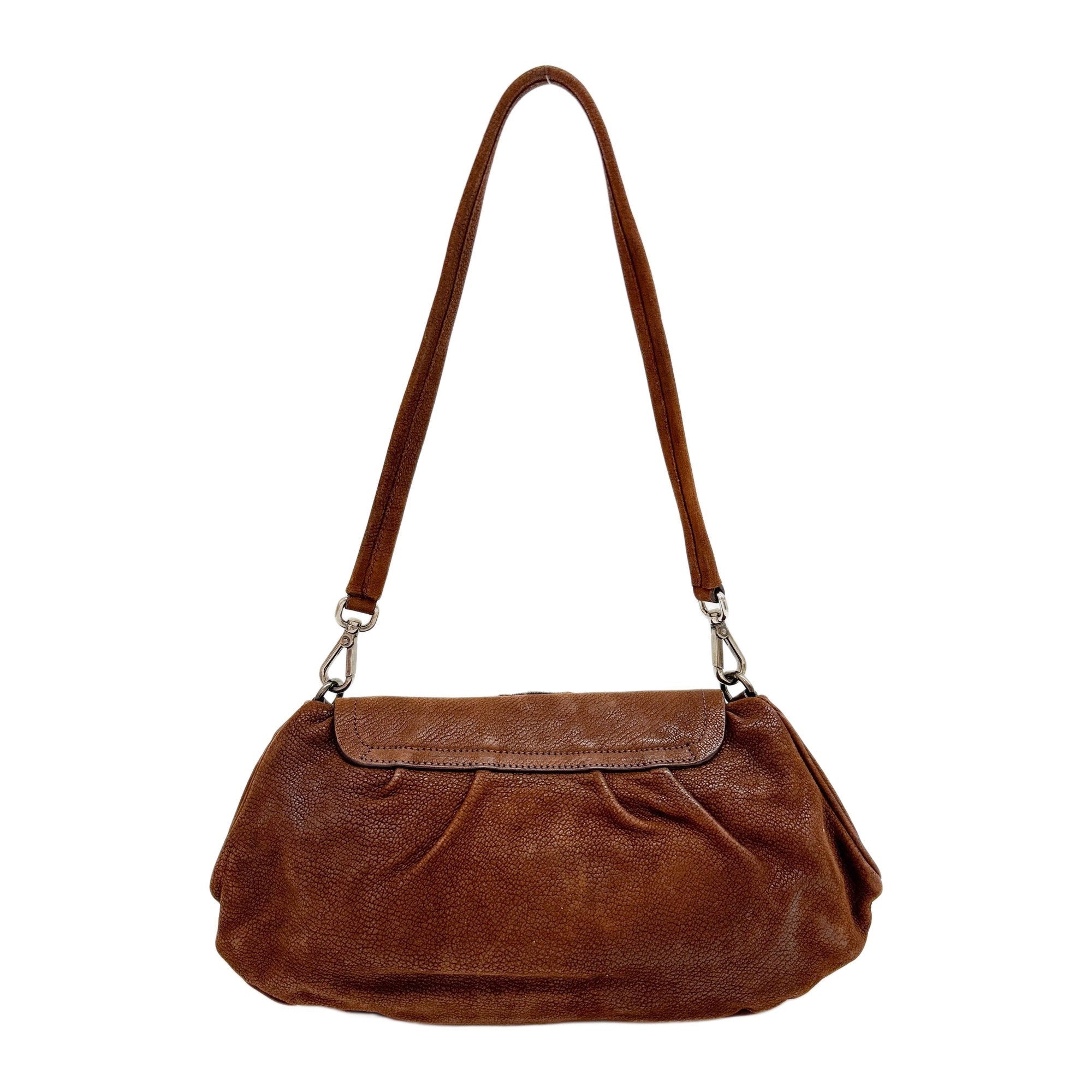 Antic Skipper Brown Leather Shoulder Bag