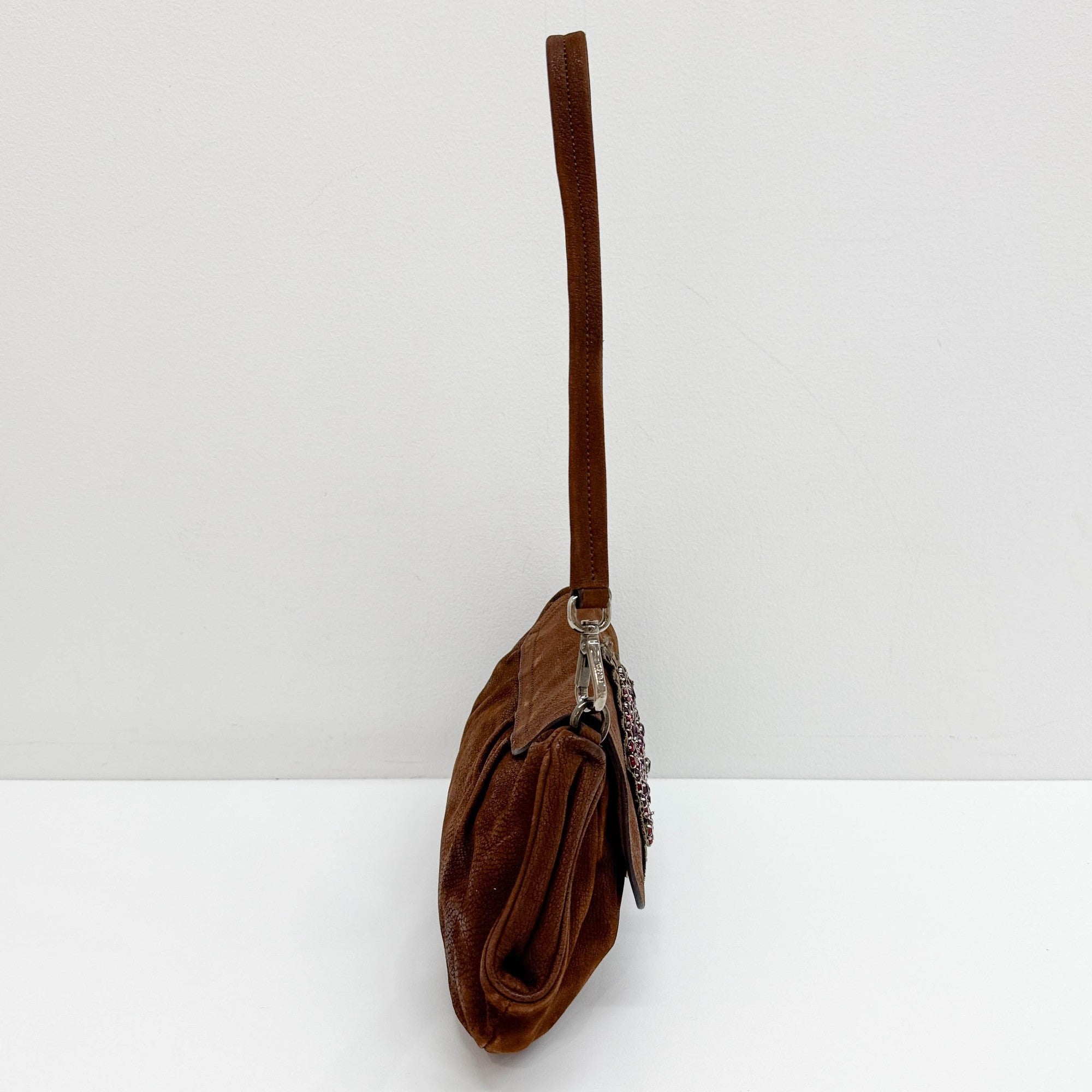 Antic Skipper Brown Leather Shoulder Bag