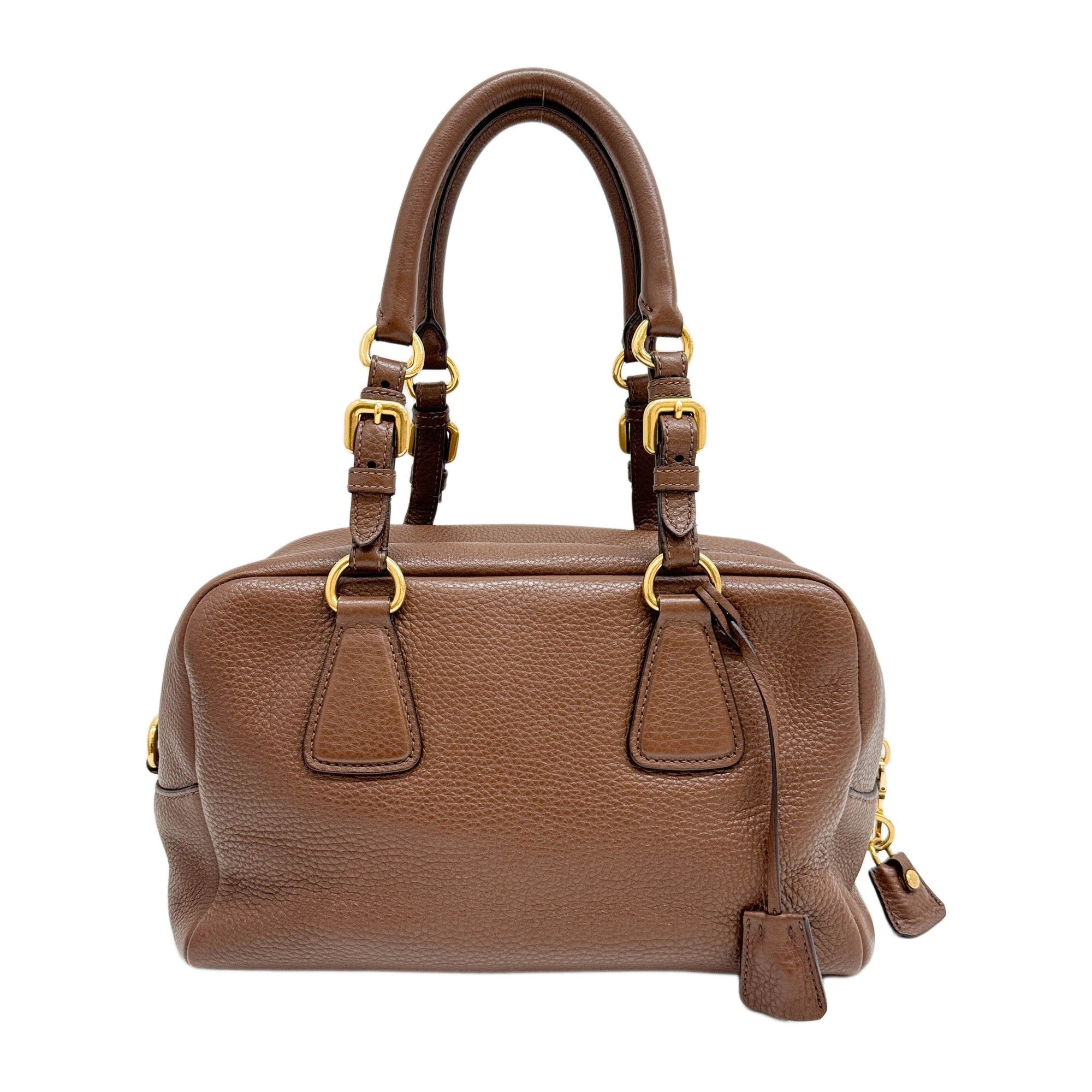 Bauletto Brown Leather Shoulder Bag