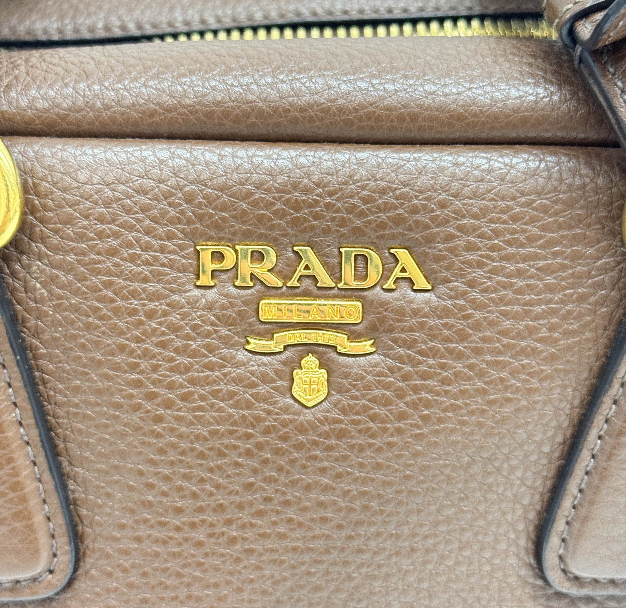 Bauletto Brown Leather Shoulder Bag