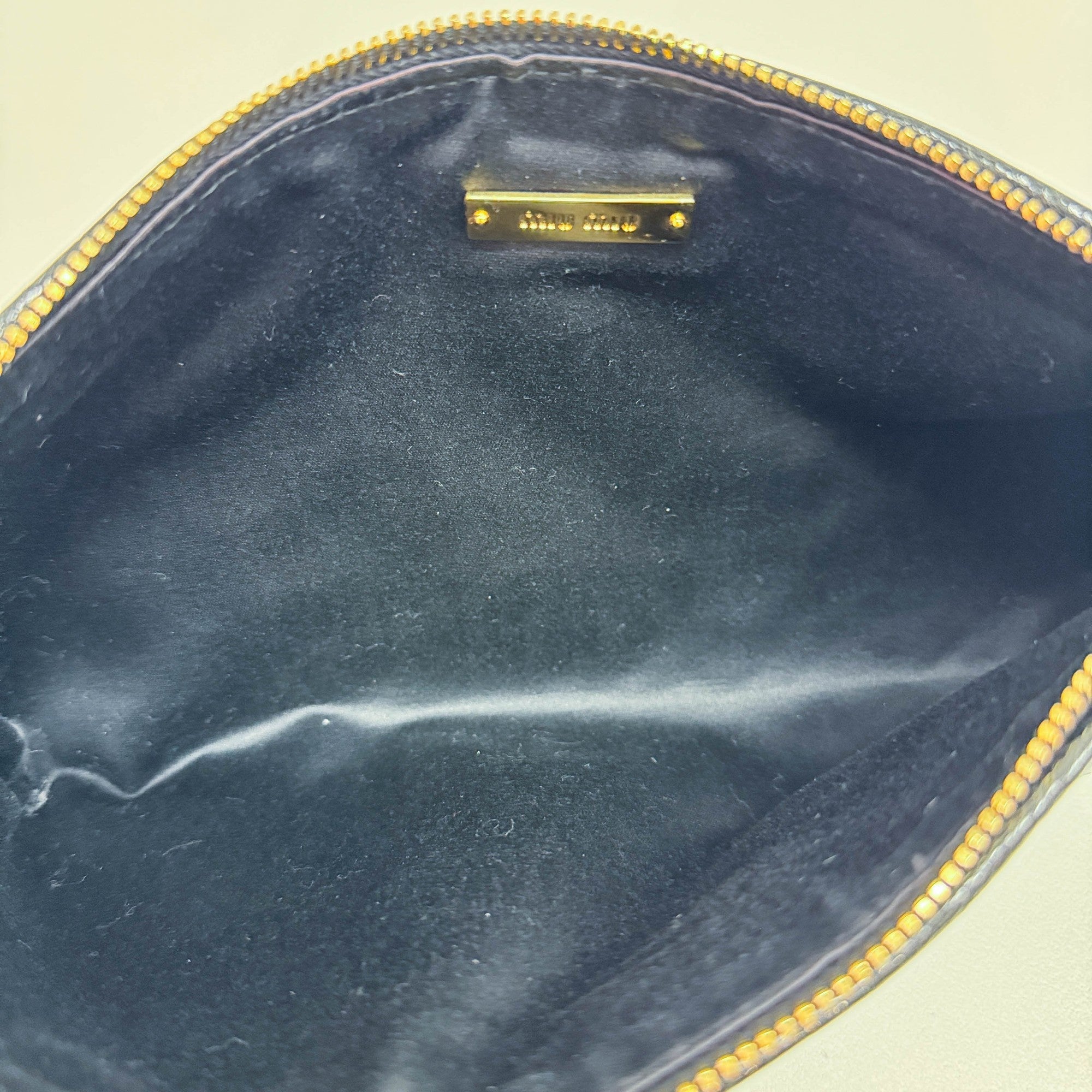 Black Crocodile Embossed Leather Clutch Bag