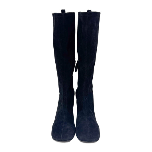 Size EU 40 Black Suede Boots