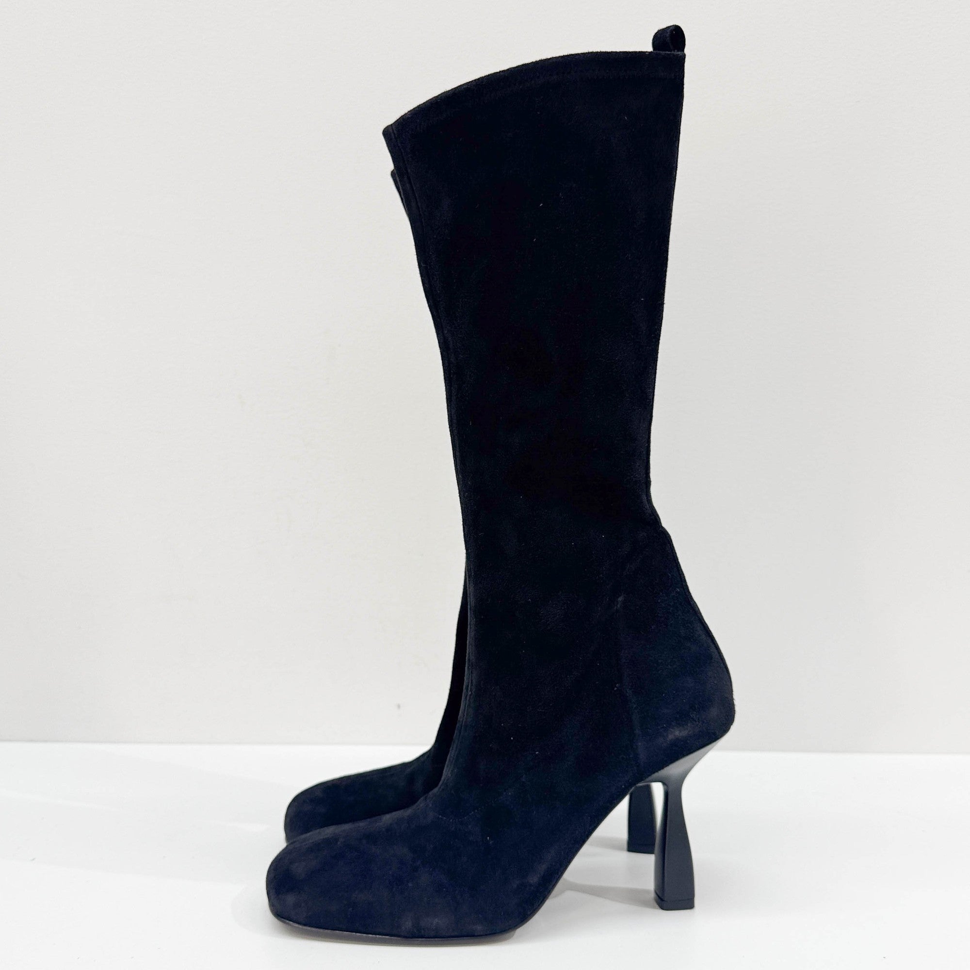 Size EU 40 Black Suede Boots