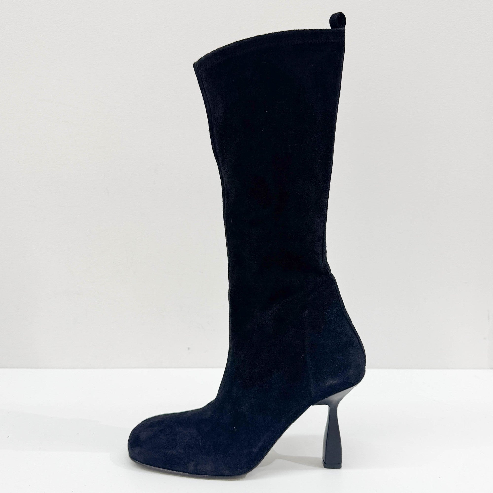 Size EU 40 Black Suede Boots