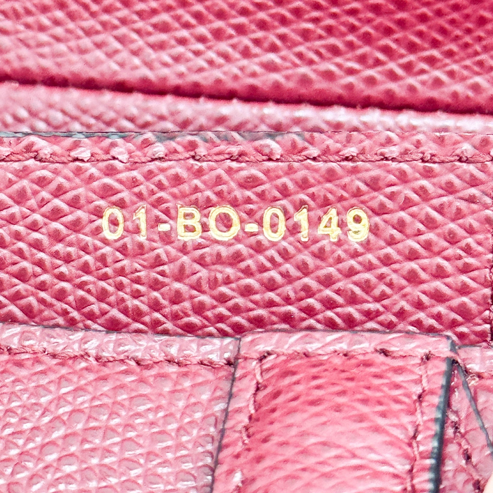 Saddle Maroon Leather Shoulder Bag