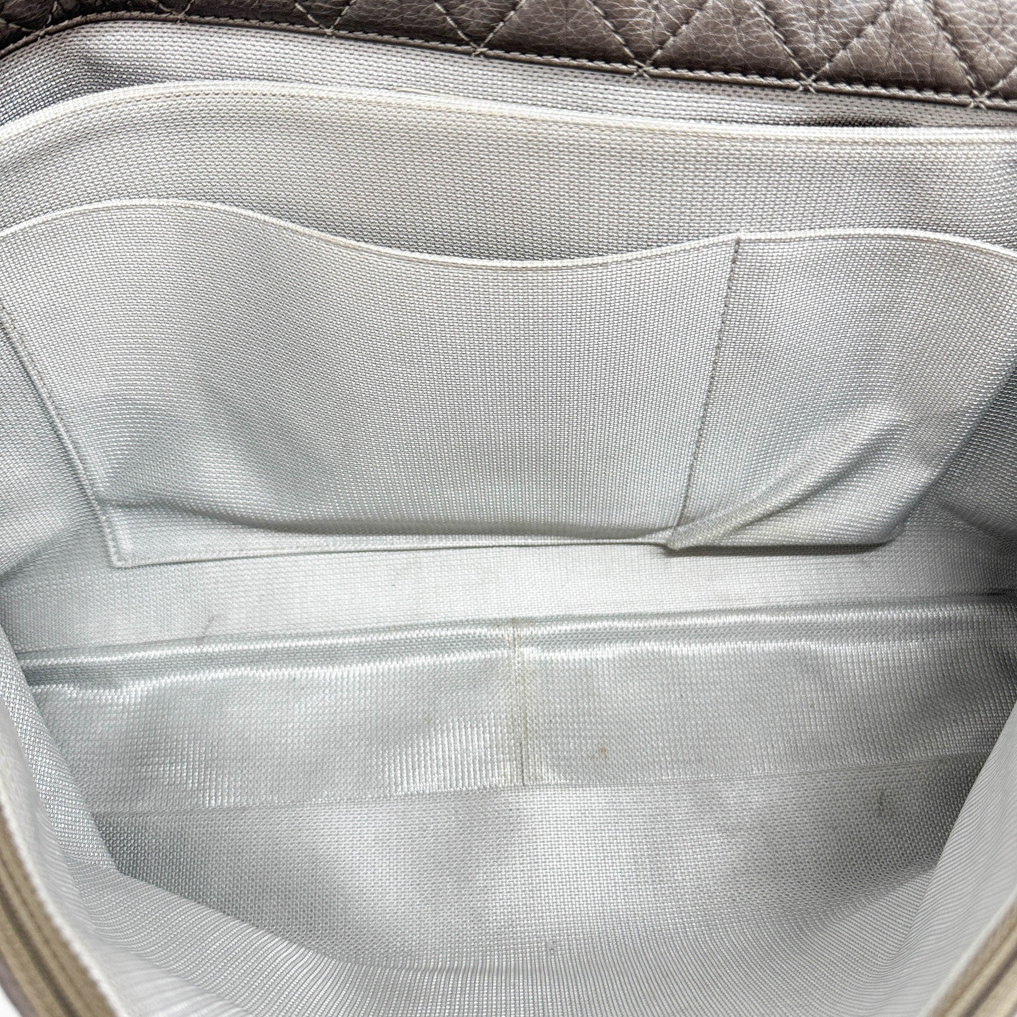 Classic Flap Jumbo Silver Chain Strap Shoulder Bag