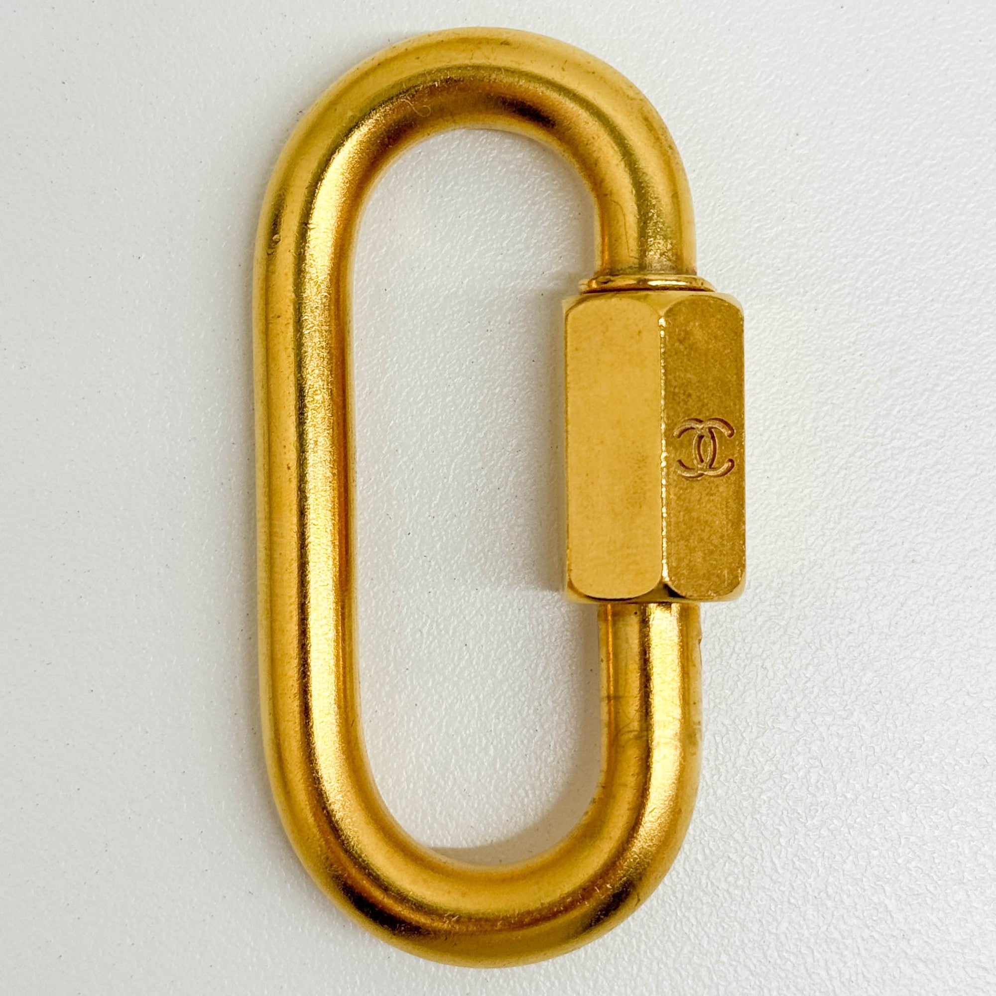 Set Of 2 Coco Handle Matelasse Gold Leather Hand Bags