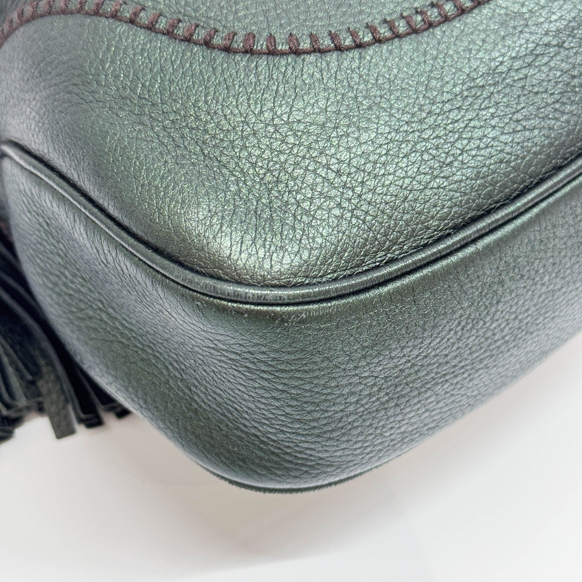 New Jackie Black Leather Shoulder Bag