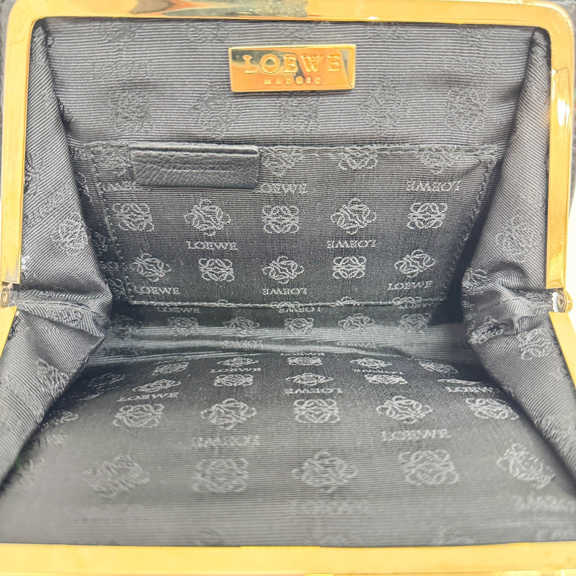 Brown Tiger Print Fur Hand Bag