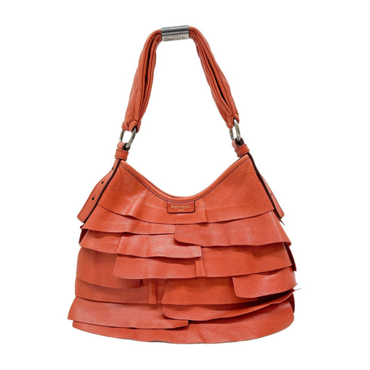 Saint Tropez Orange Leather Shoulder Bag