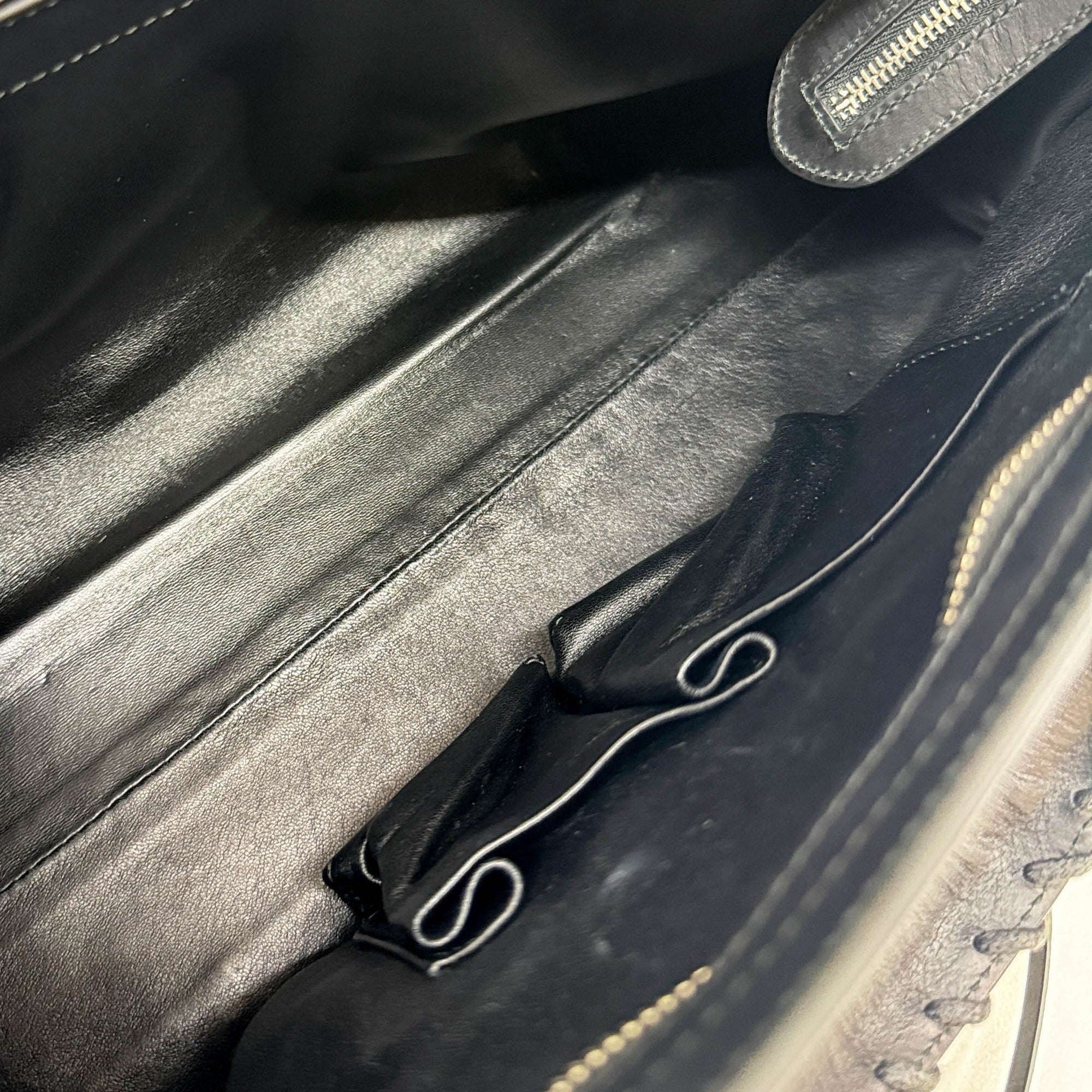 The City Multicolor Python Embossed Leather Two Way Bag