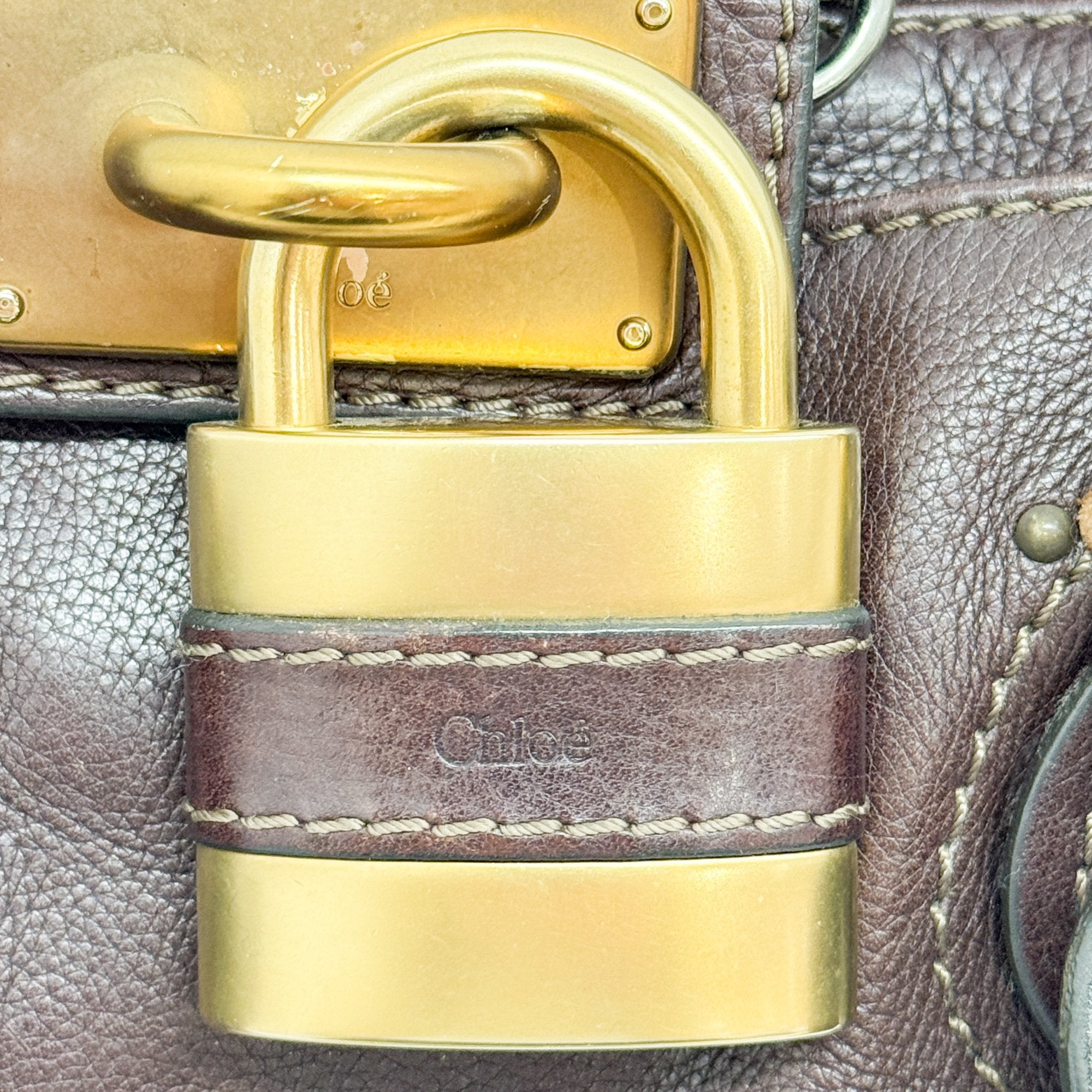 Paddington Garnet Leather Shoulder Bag