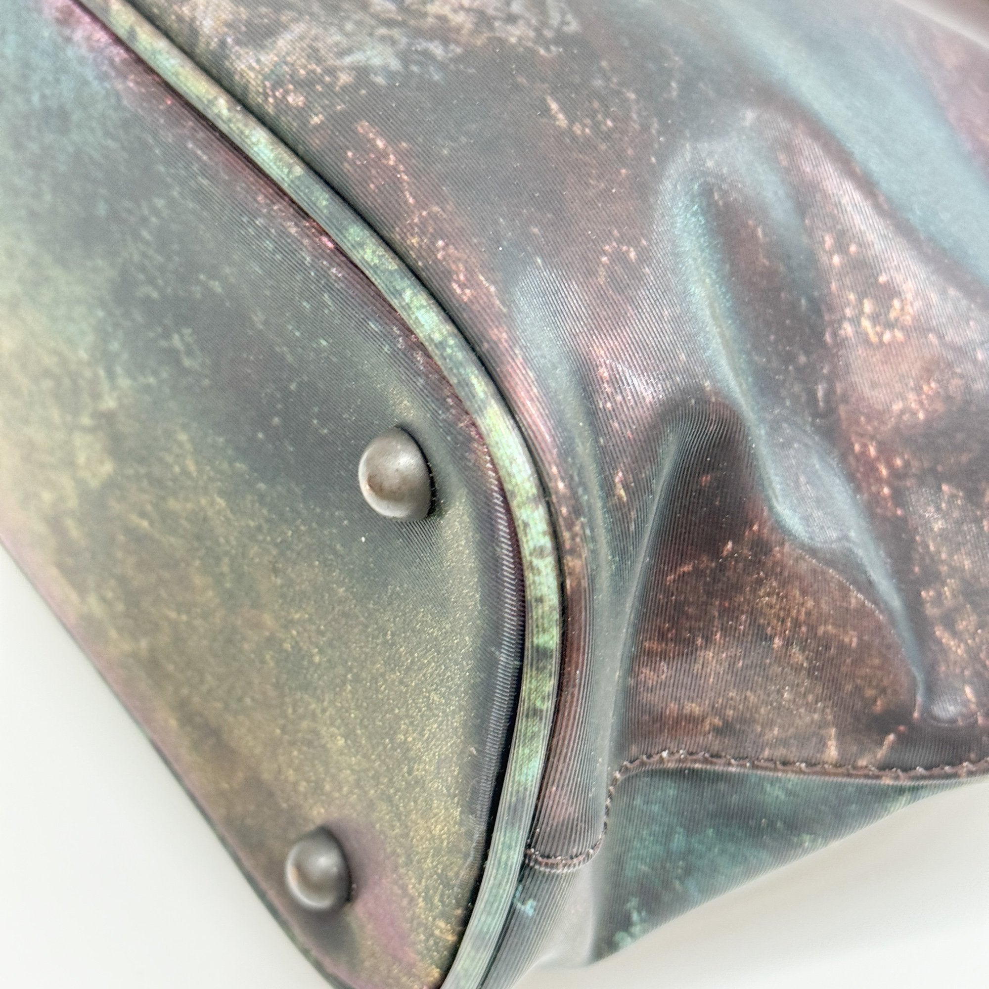 V-Cyber Multi-Color Canvas Hand Bag