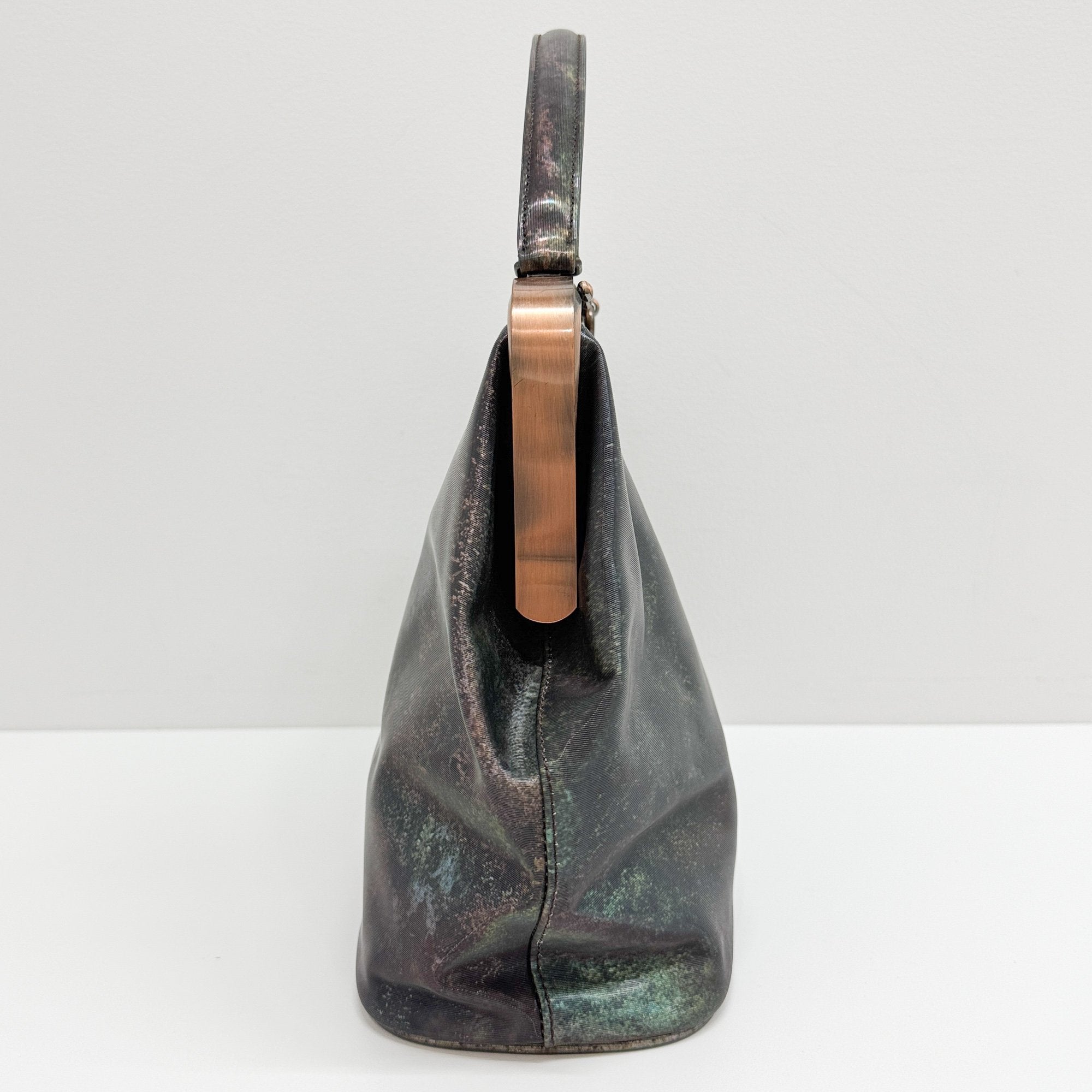 V-Cyber Multi-Color Canvas Hand Bag