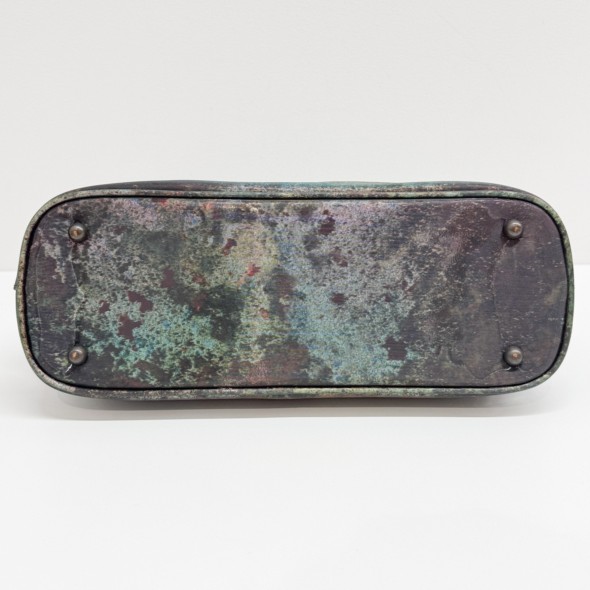 V-Cyber Multi-Color Canvas Hand Bag