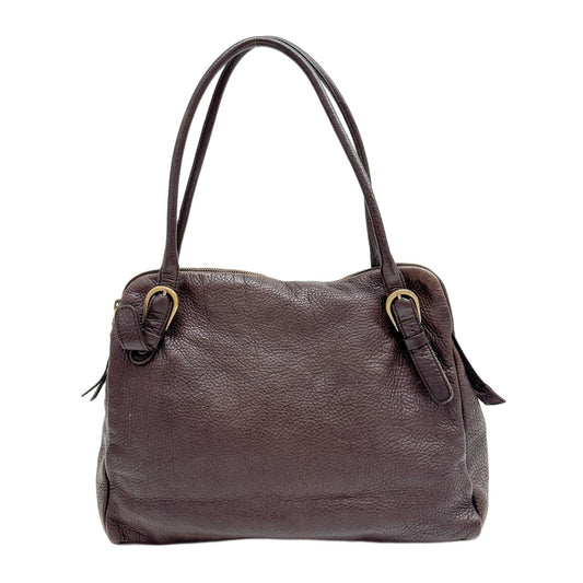 Brown Leather Shoulder Bag