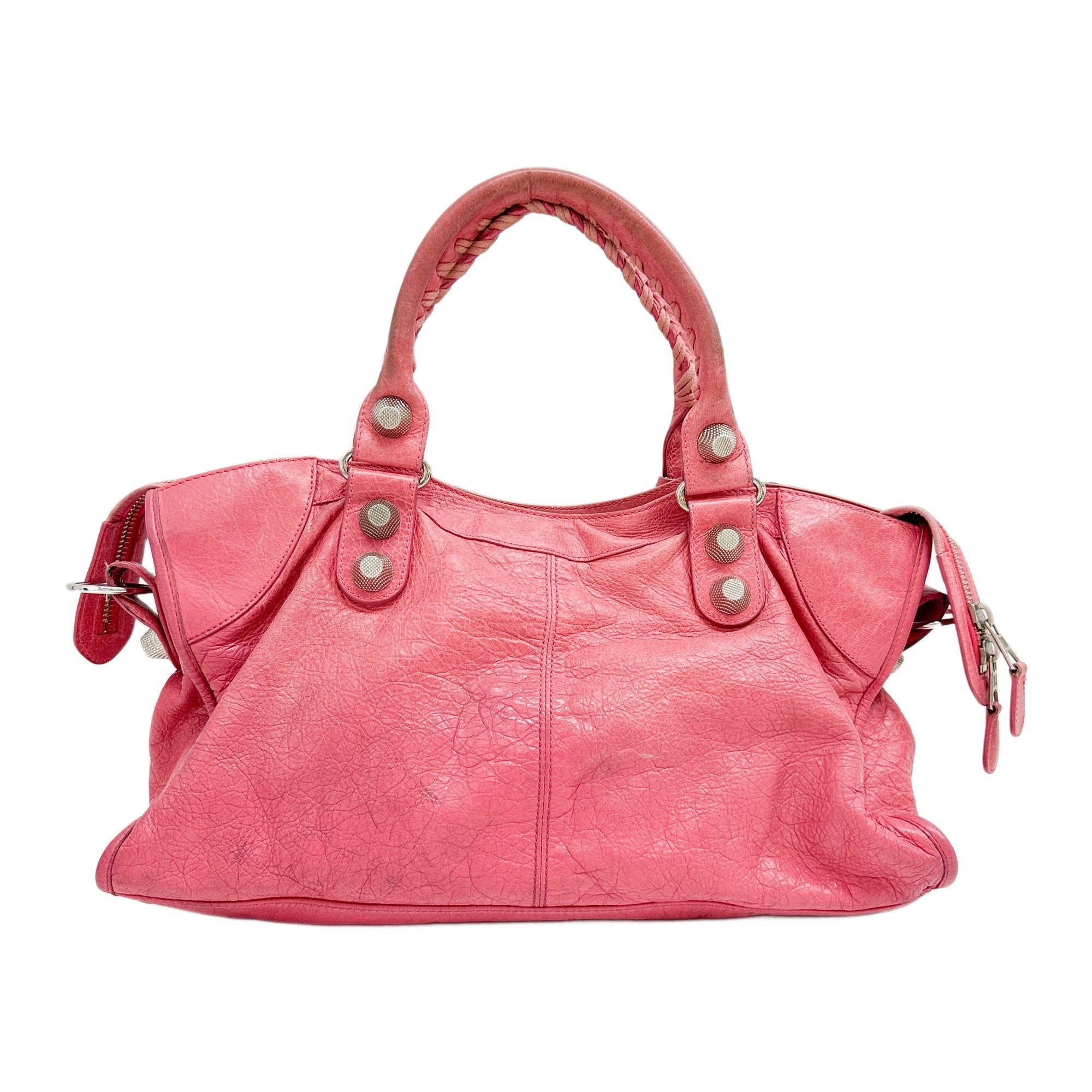 Giant 12 City Pink Leather Two Way Bag
