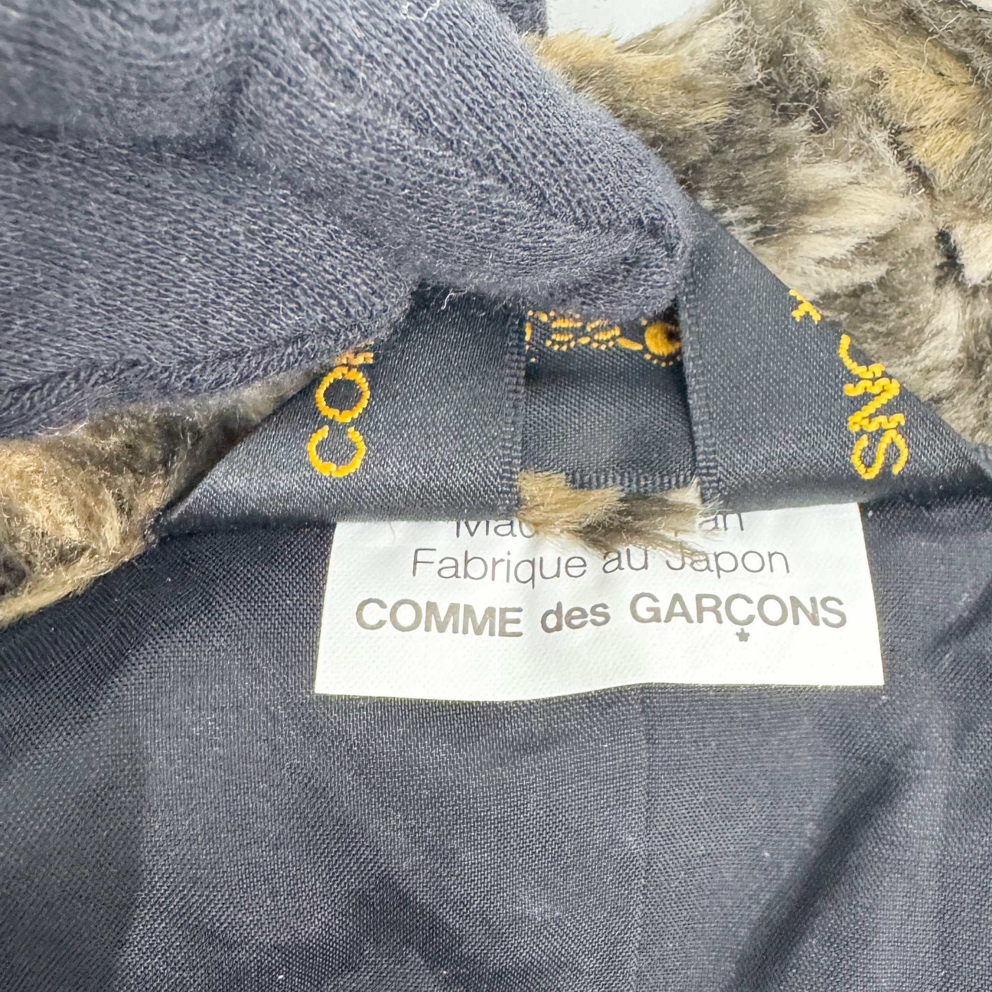 One Size Beige Leopard Print Fur Vest & Shawl