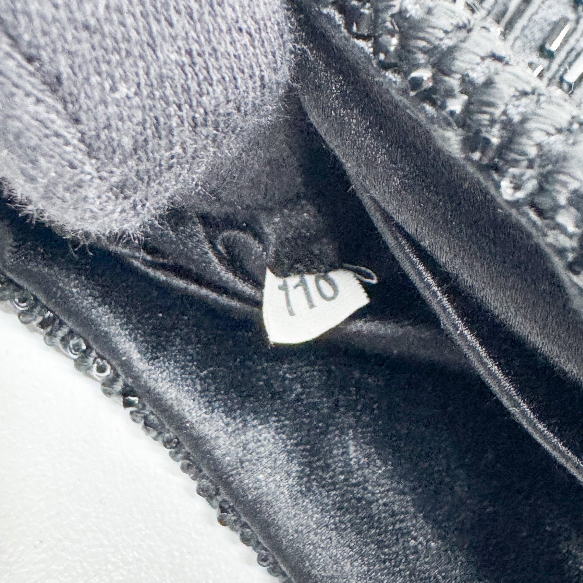 Beaded Black Satin Hand Bag