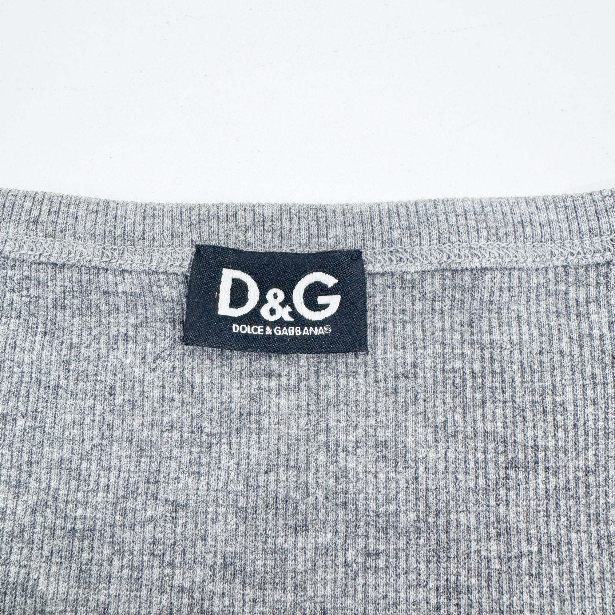 Size S EU Gold Sequin & Grey Cotton T-Shirt