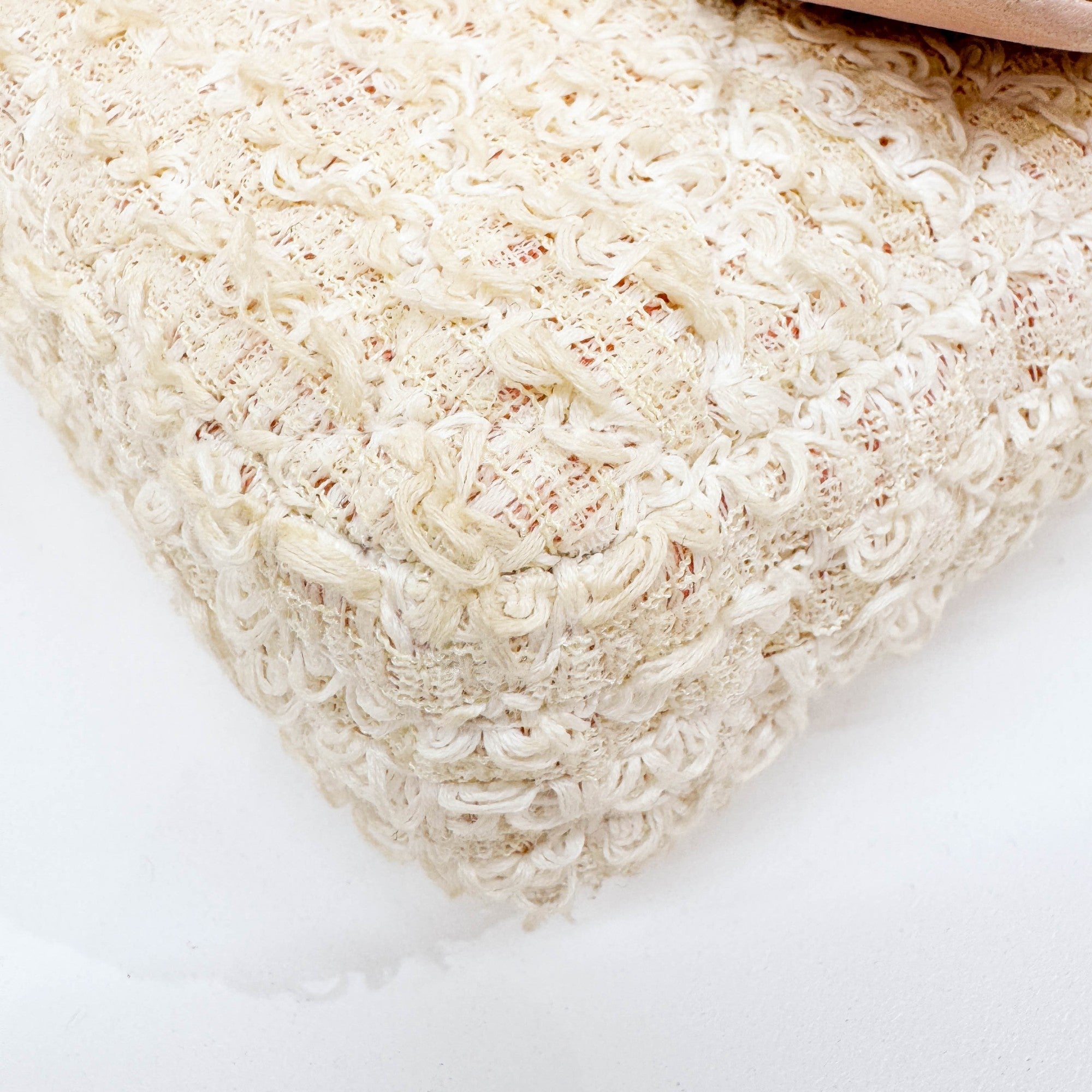 Classic Flap Beige Tweed Shoulder Bag