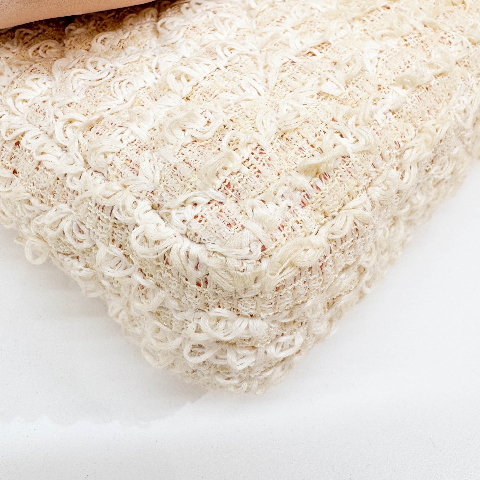 Classic Flap Beige Tweed Shoulder Bag