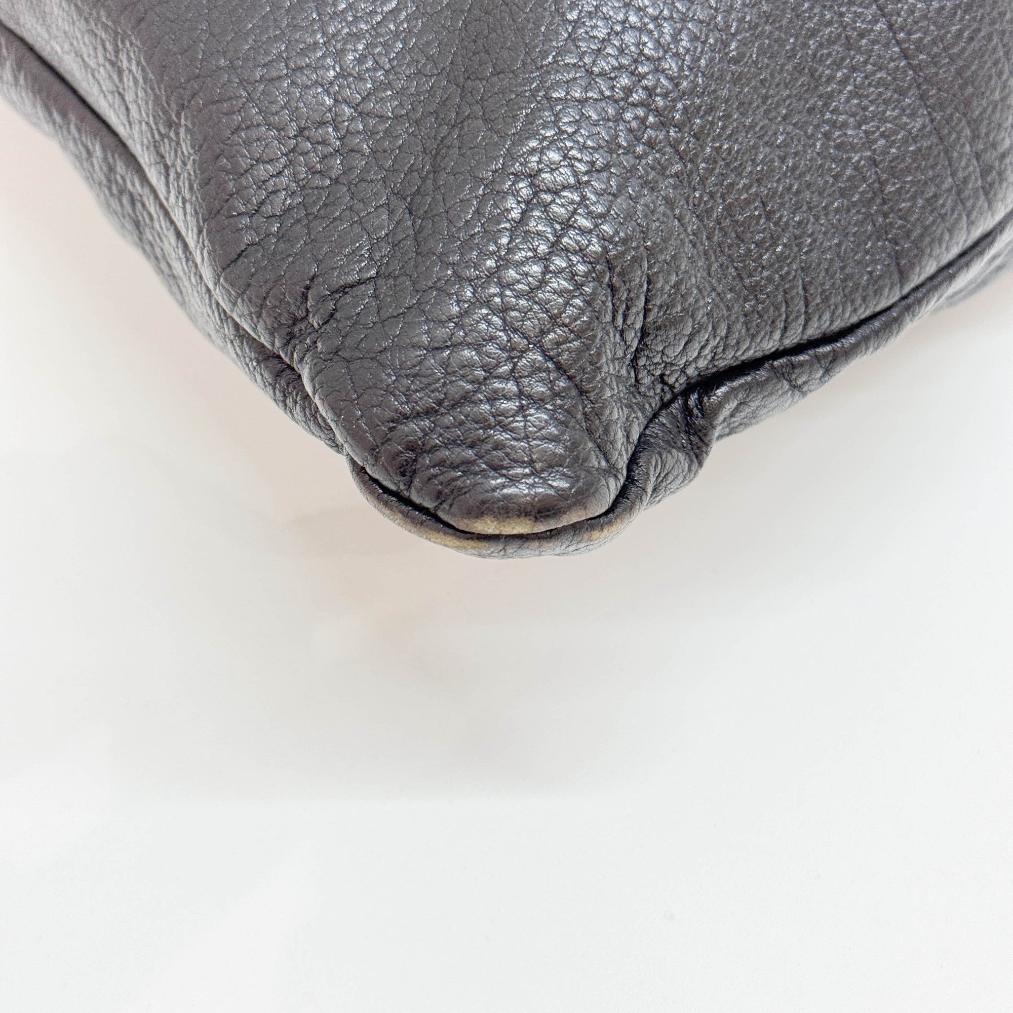 Kahala Black Leather Tote Bag