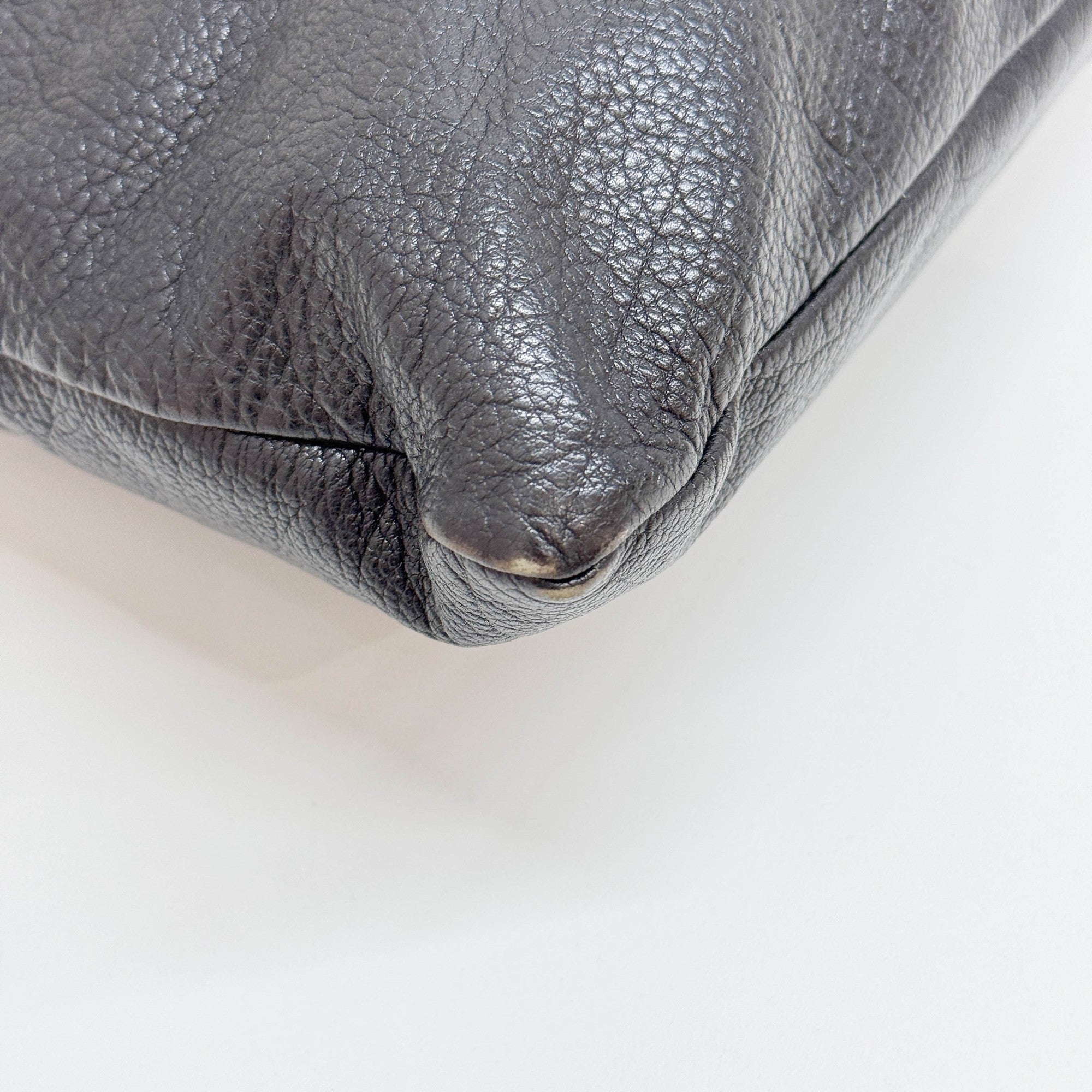 Kahala Black Leather Tote Bag