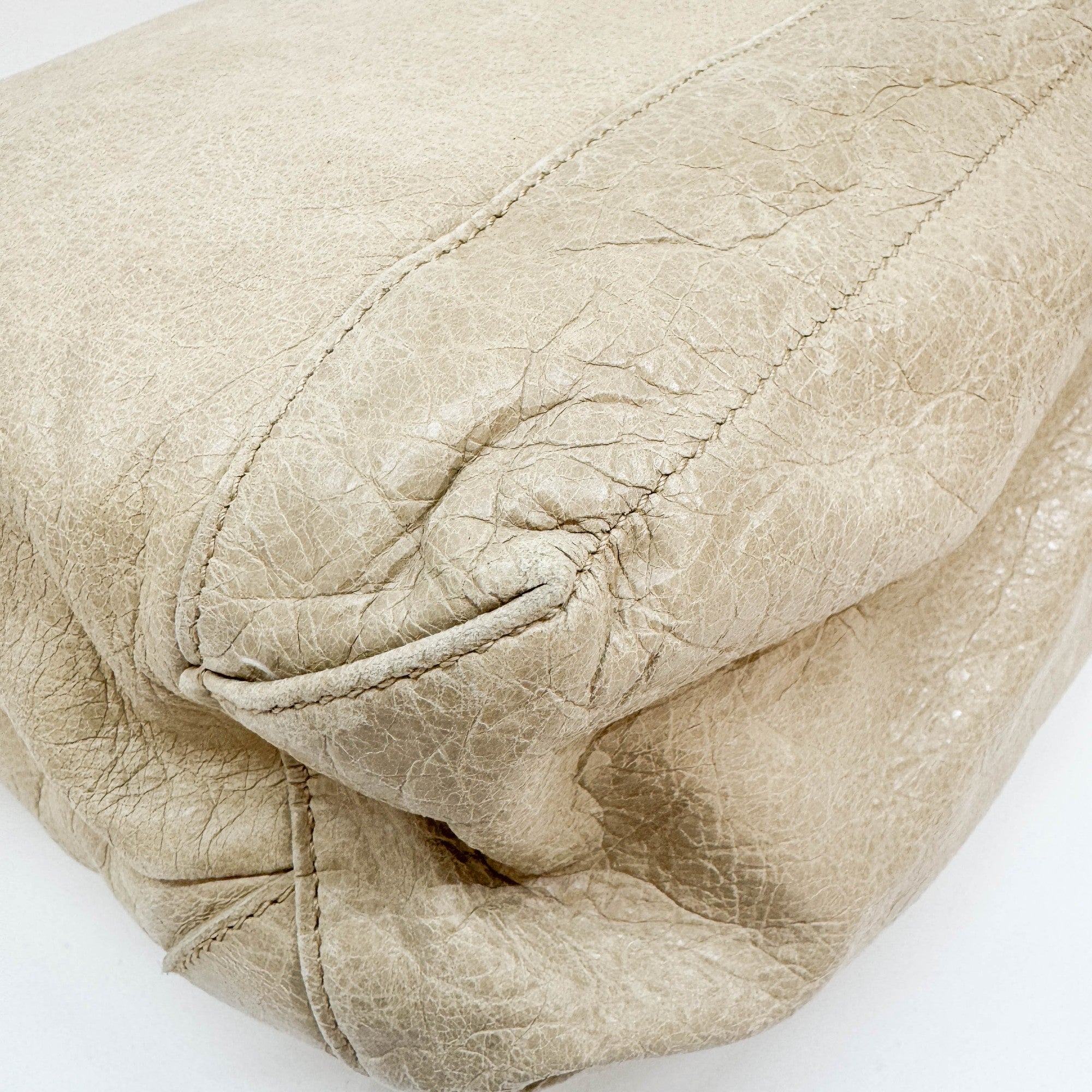 The Day Beige Leather Hobo Bag