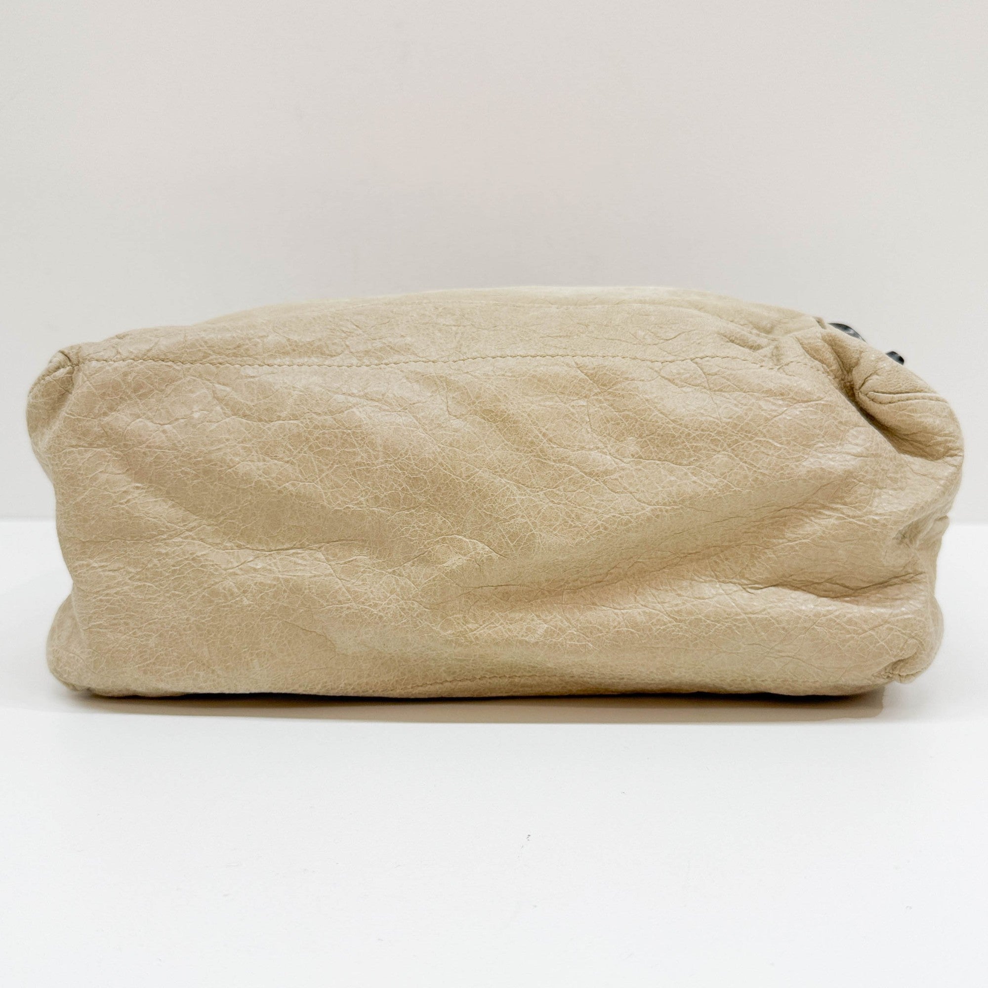 The Day Beige Leather Hobo Bag