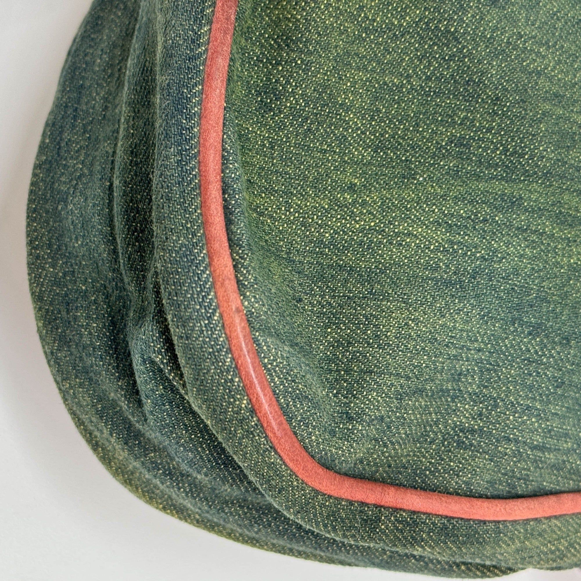 Gaucho Green Denim Shoulder Bag