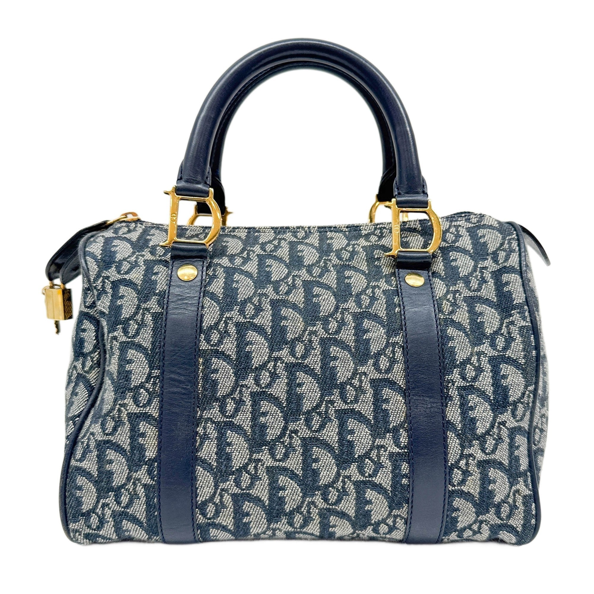 Boston/Bowling Blue Trotter Canvas Hand Bag