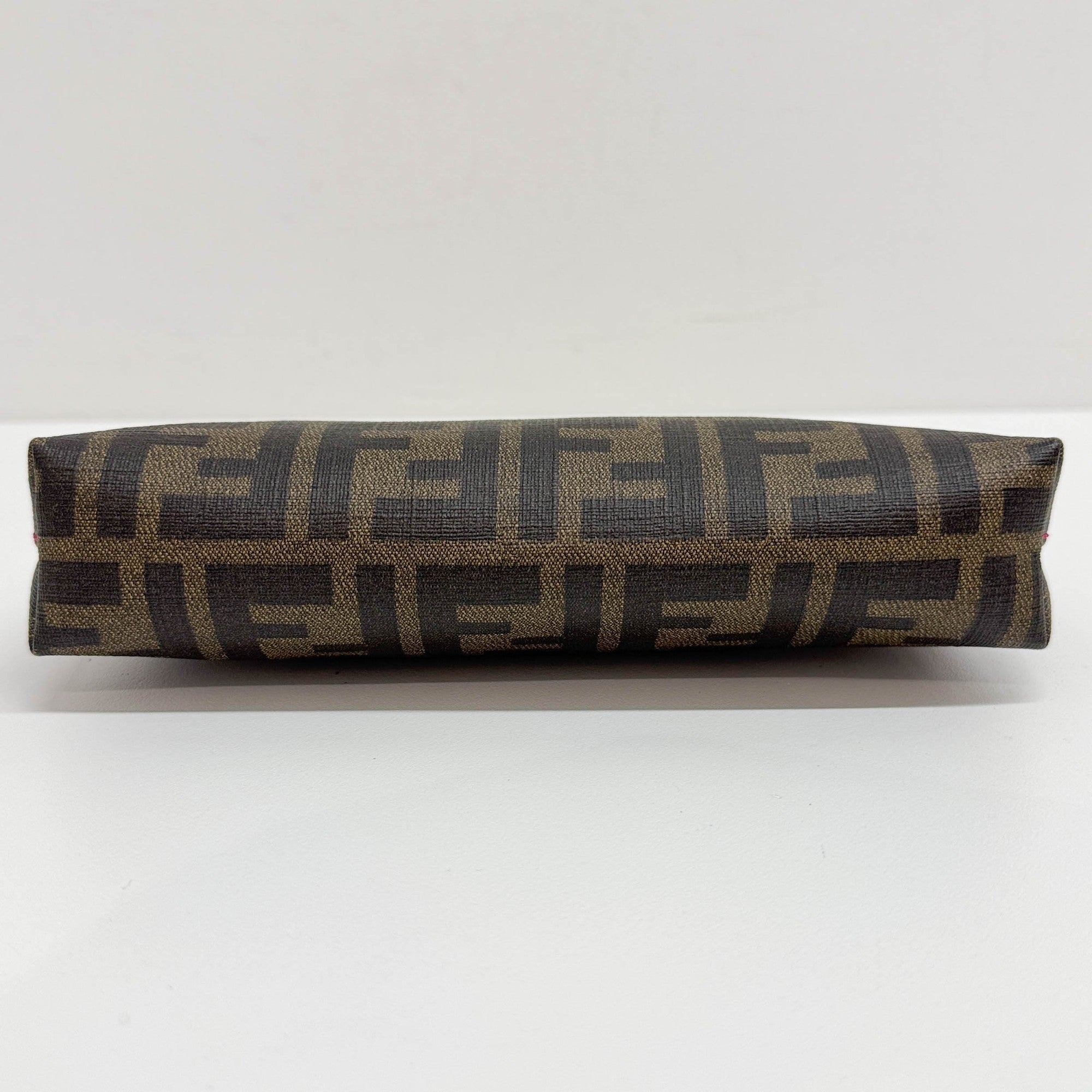 Zucca Brown Canvas Chain Shoulder Bag