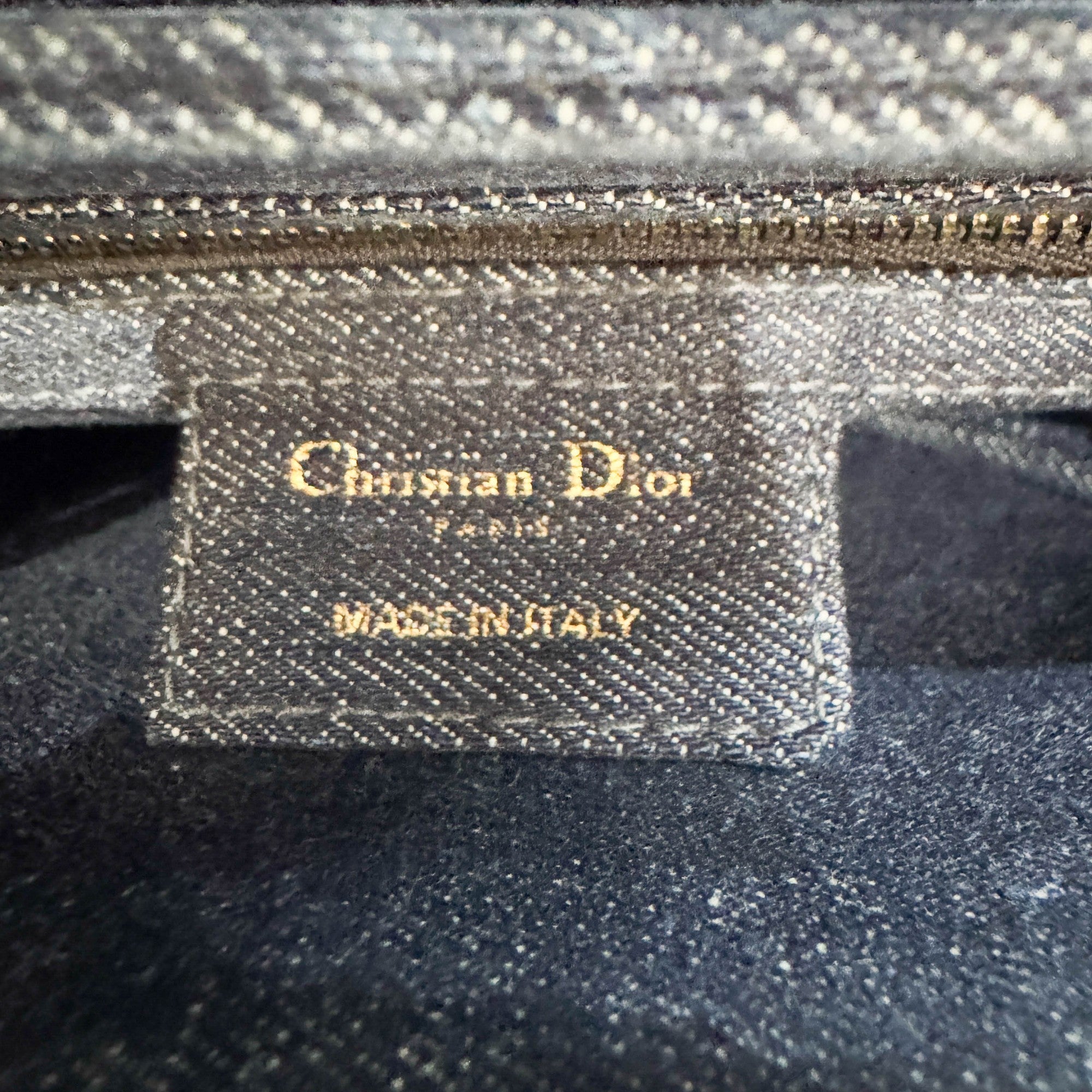 Saddle Blue Denim Shoulder Bag